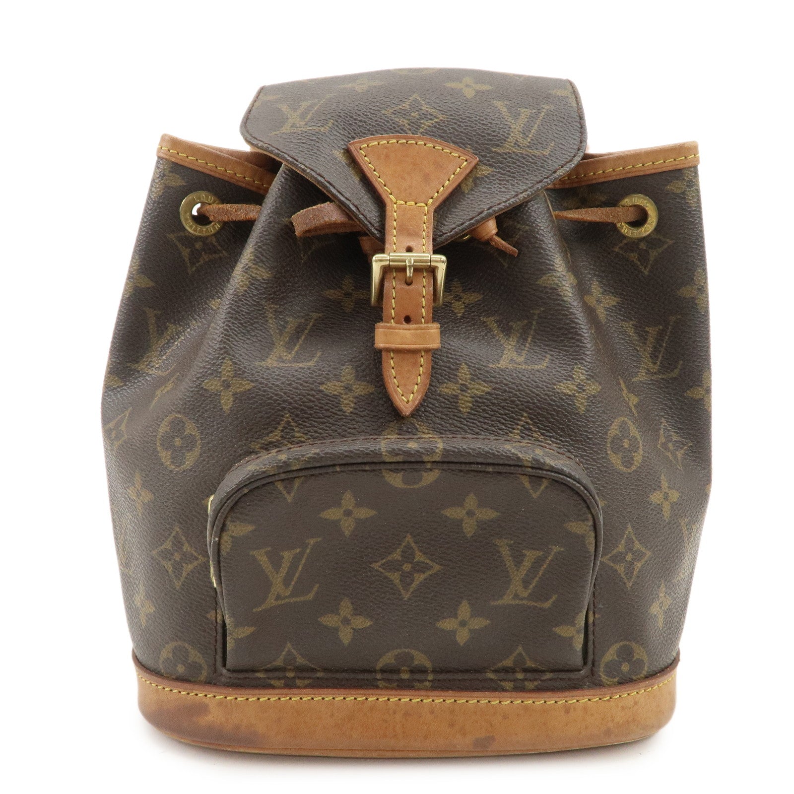 Louis Vuitton Monogram Mini Montsouris Canvas Backpack Brown M51137