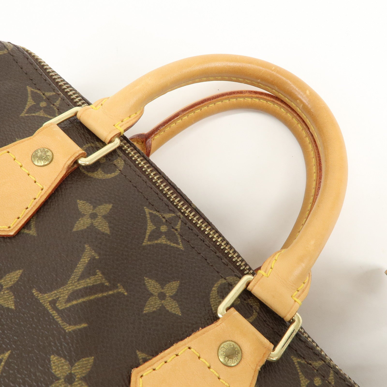 Louis Vuitton Monogram Speedy 25 Boston Bag Hand Bag Brown M41528