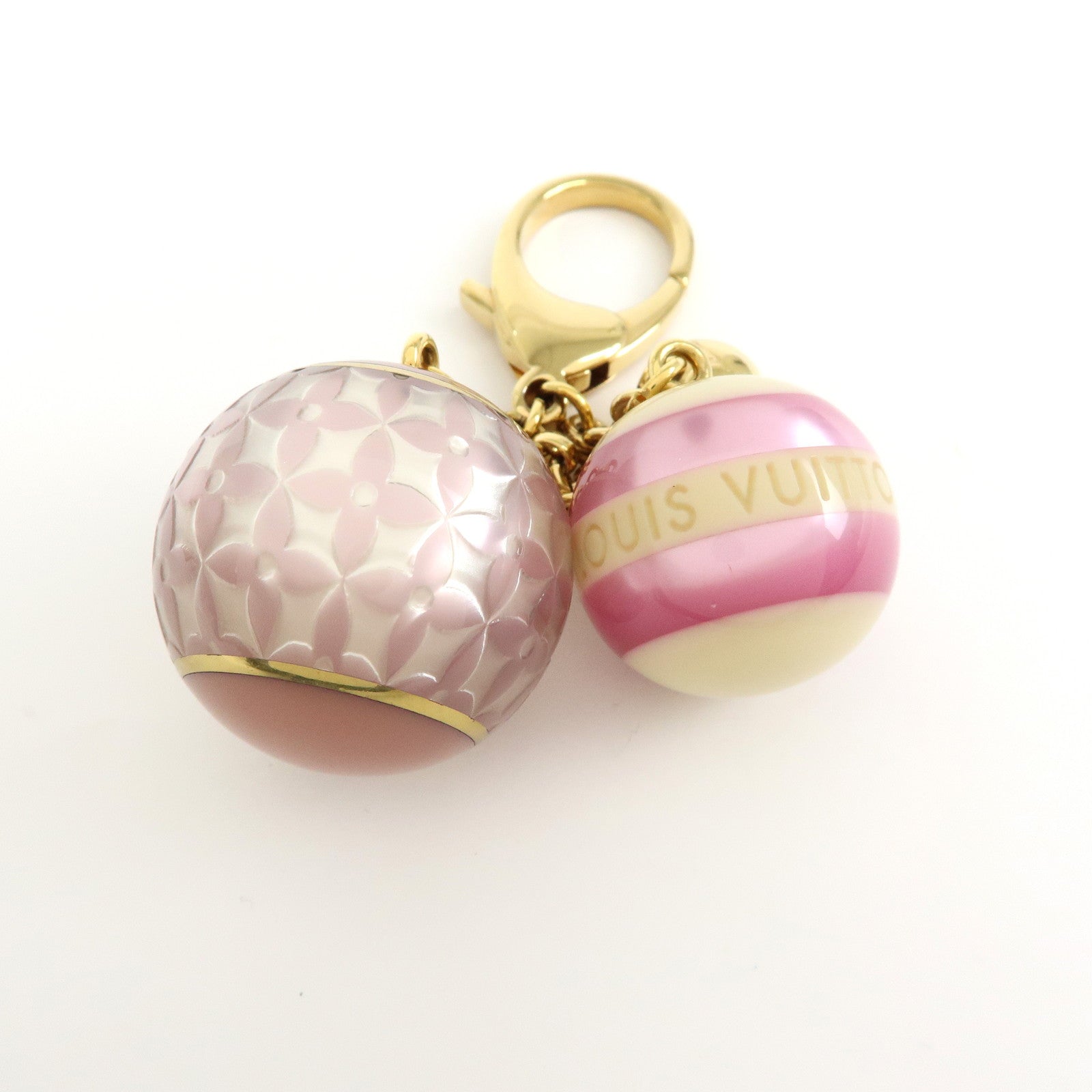 Louis Vuitton Bijou Sac Mini Lin Metal Bag Charm Key Charm M65643