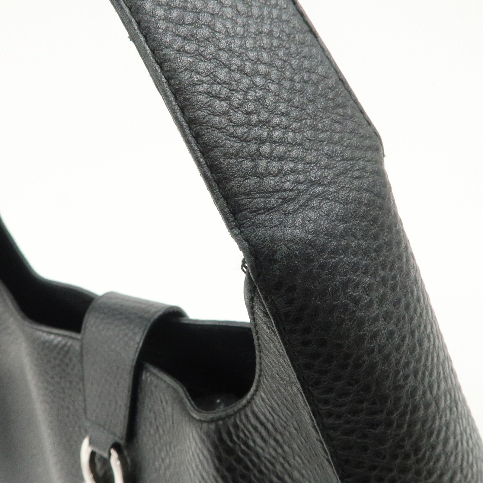 Ferragamo Gancini Shoulder Bag Hand Bag Black