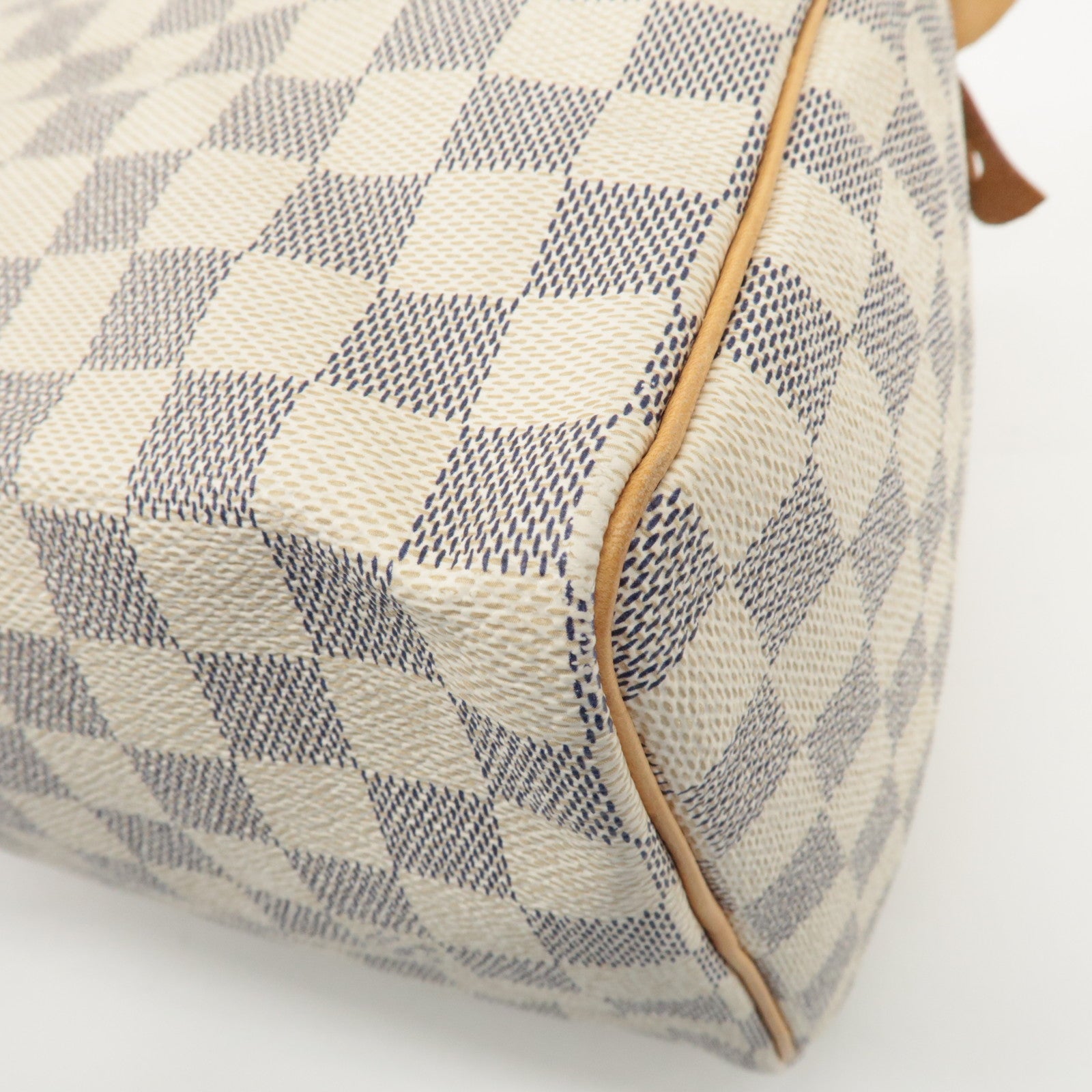 Louis Vuitton Damier Azur Speedy 25 Boston Bag Hand Bag N41534 Used