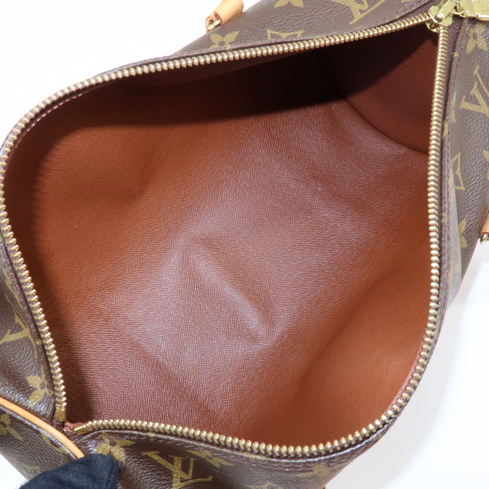 Louis Vuitton Monogram Papillon 30 Hand Bag Brown M51385