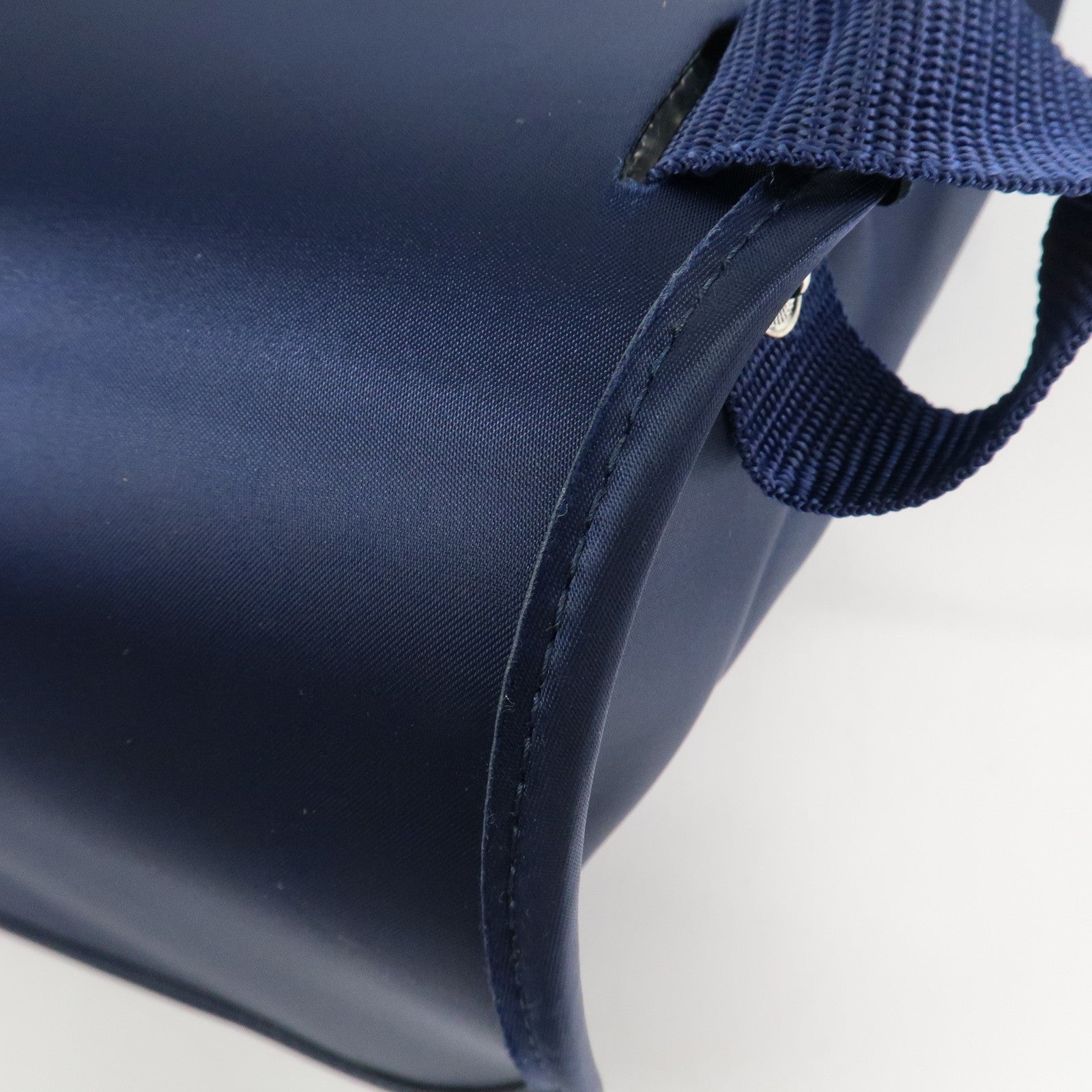 HERMES Nylon Sherpa Journey In The Land Of Stars 1999 Backpack Navy