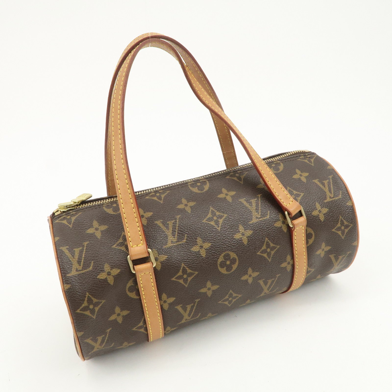 Louis Vuitton Monogram Papillon 26 Hand Bag Brown M51386