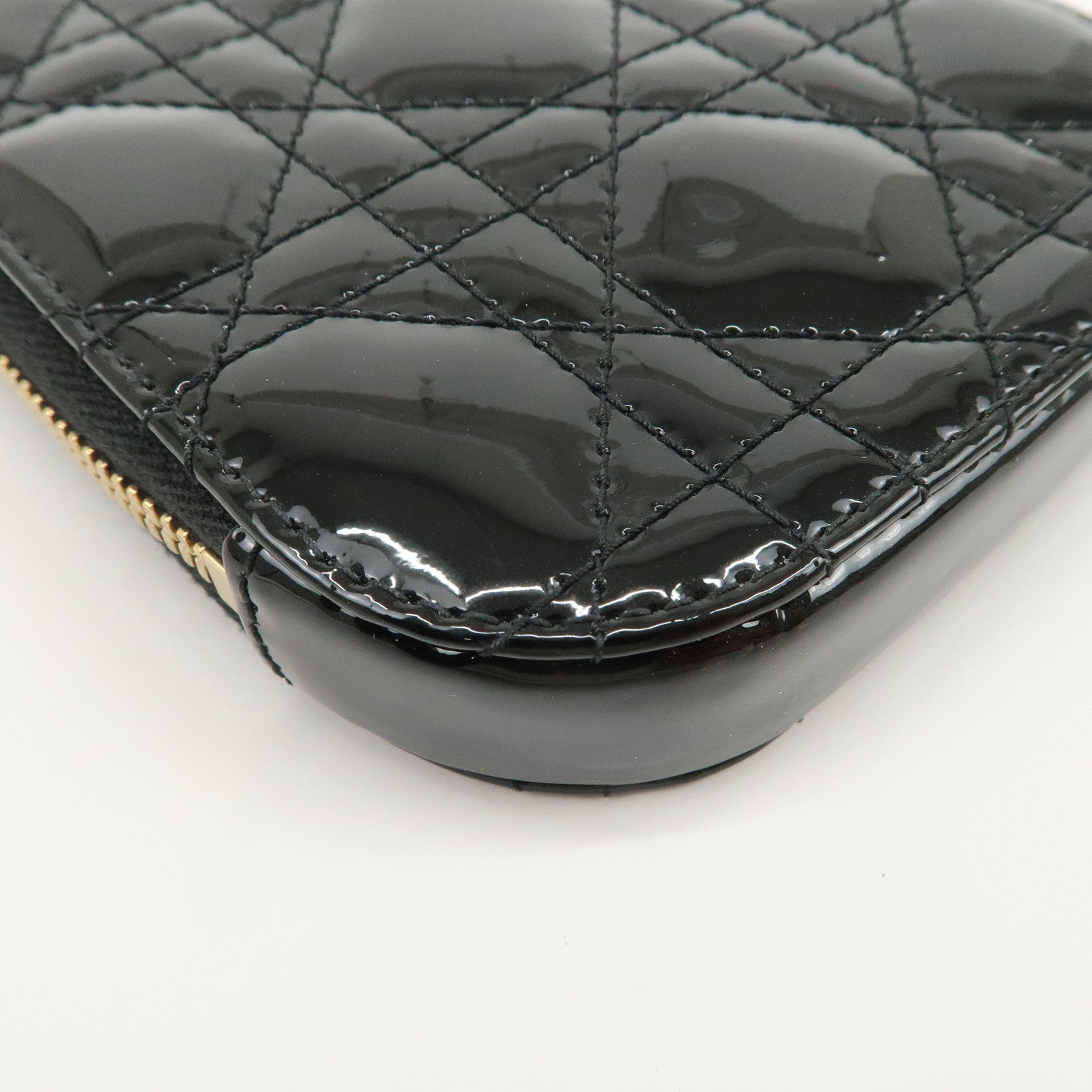 Christian Dior Lady Dior Cannage Call'in Dior Phone Case Black
