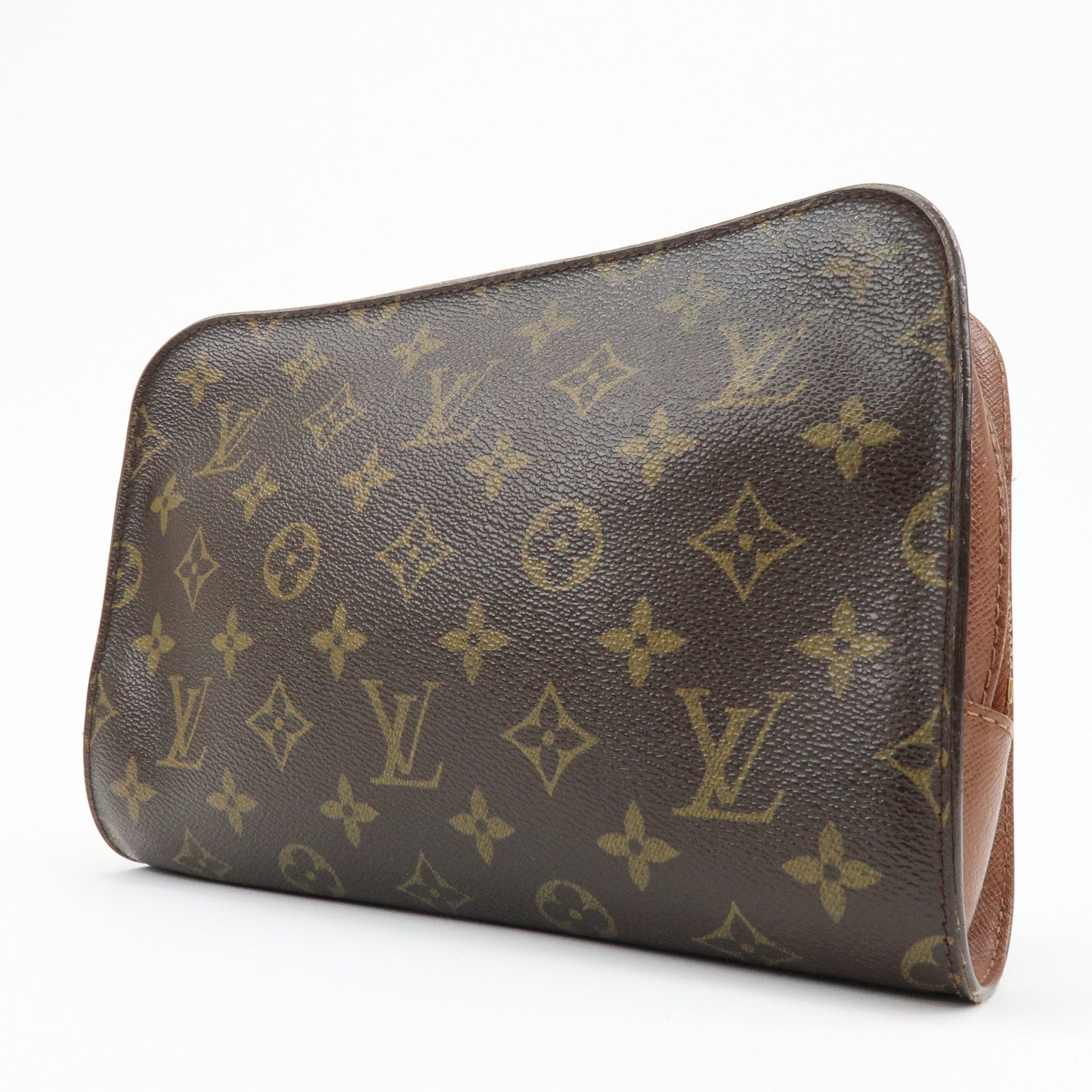 Louis Vuitton Monogram Orsay Clutch Bag Pouch Brown M51790