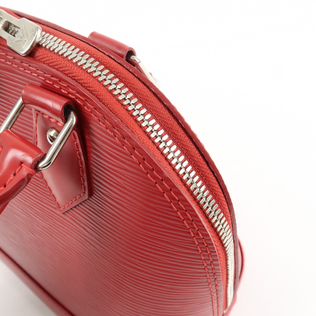 Louis Vuitton Epi Alma BB 2Way Hand Shoulder Bag Carmine M40850 Used