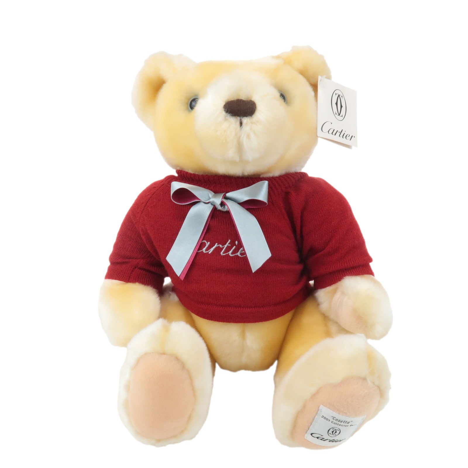 Cartier Vintage Polyester Teddy Bear Collection 2001 Edition Used