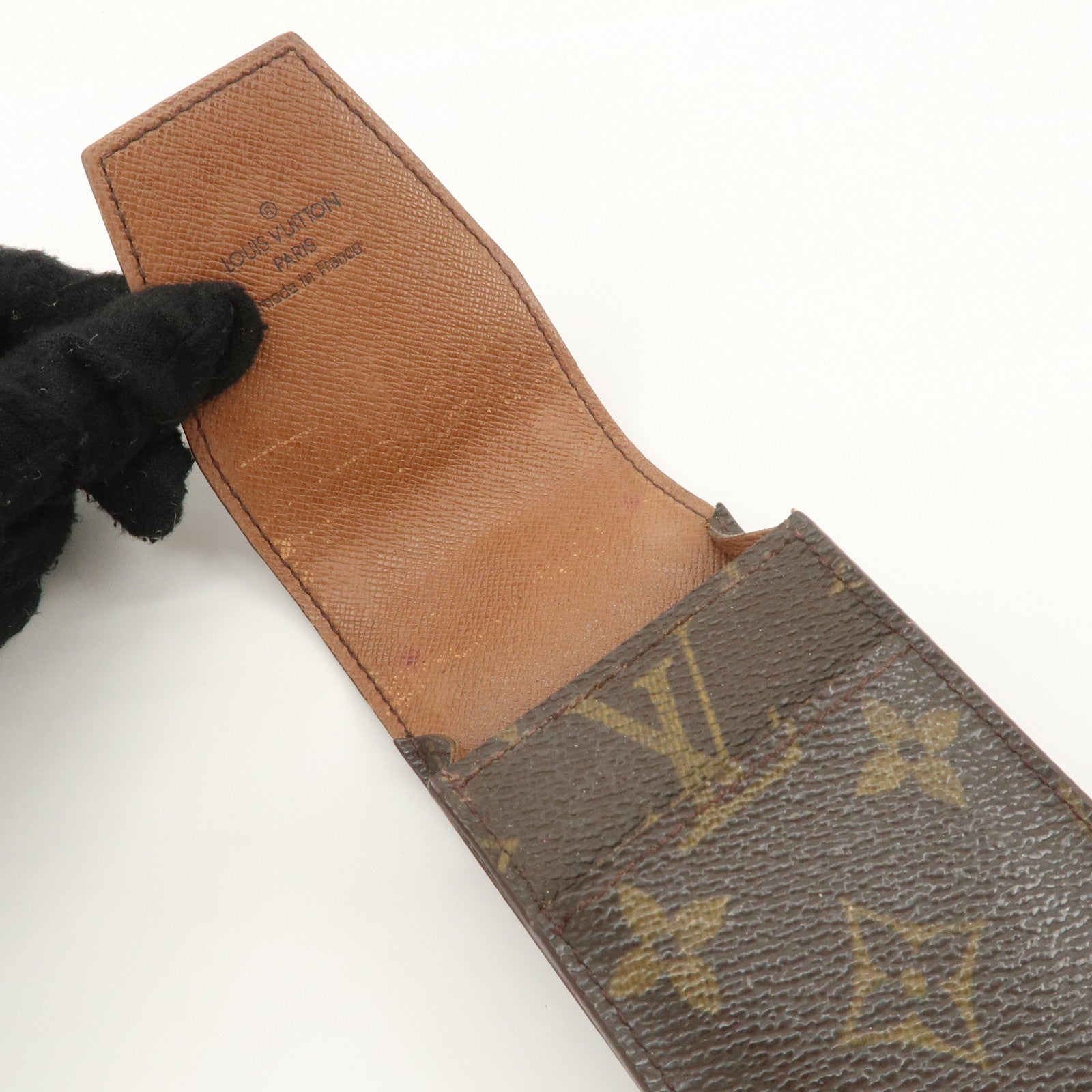 Louis Vuitton Monogram Set Of 3 Etui Cigarette Case Pen Case M63024 M62990 Used