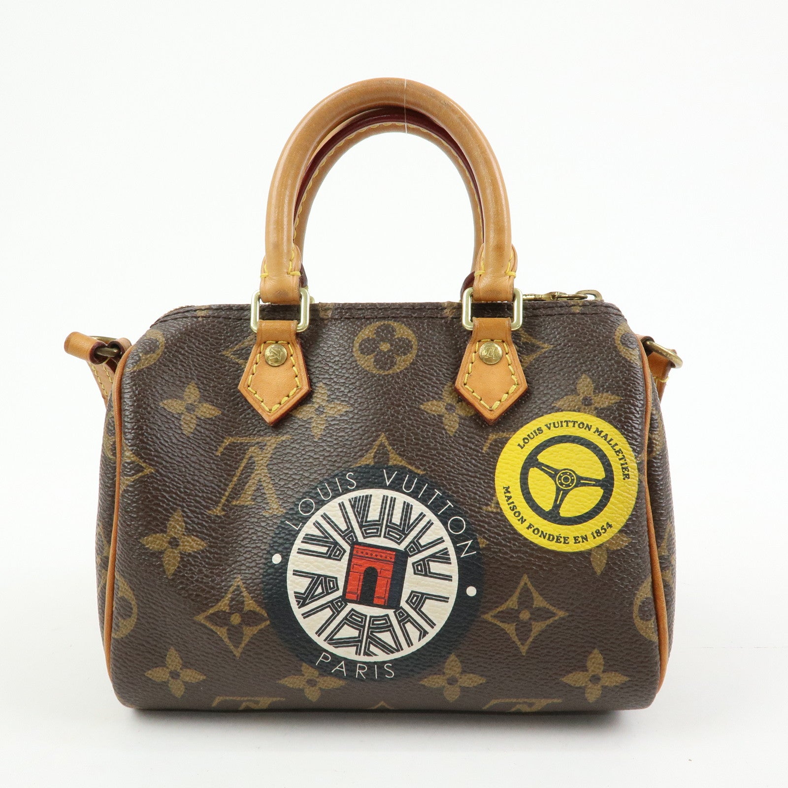 Louis Vuitton Nano Speedy Limited Edition World Tour M62208
