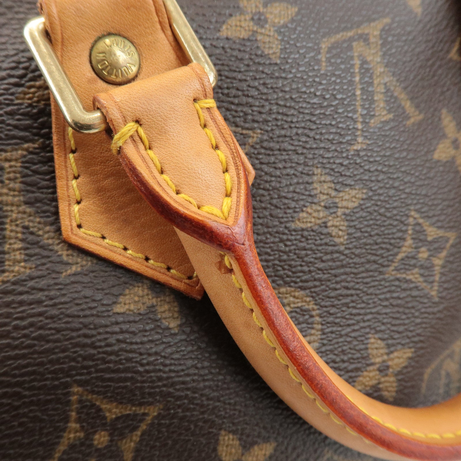 Louis Vuitton Monogram Speedy 25 Hand Bag Boston Bag M41528