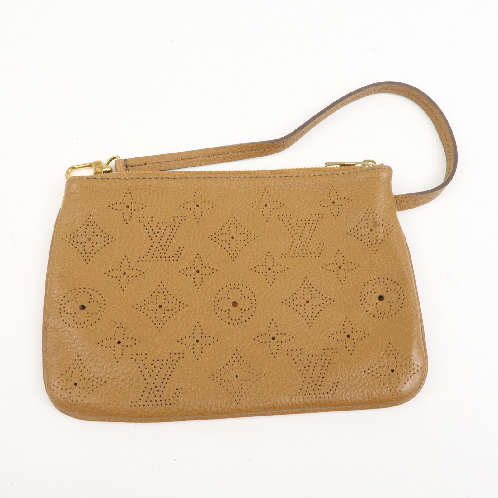 Louis Vuitton Monogram Mahina Selene MM Shoulder Bag Caramel M94214