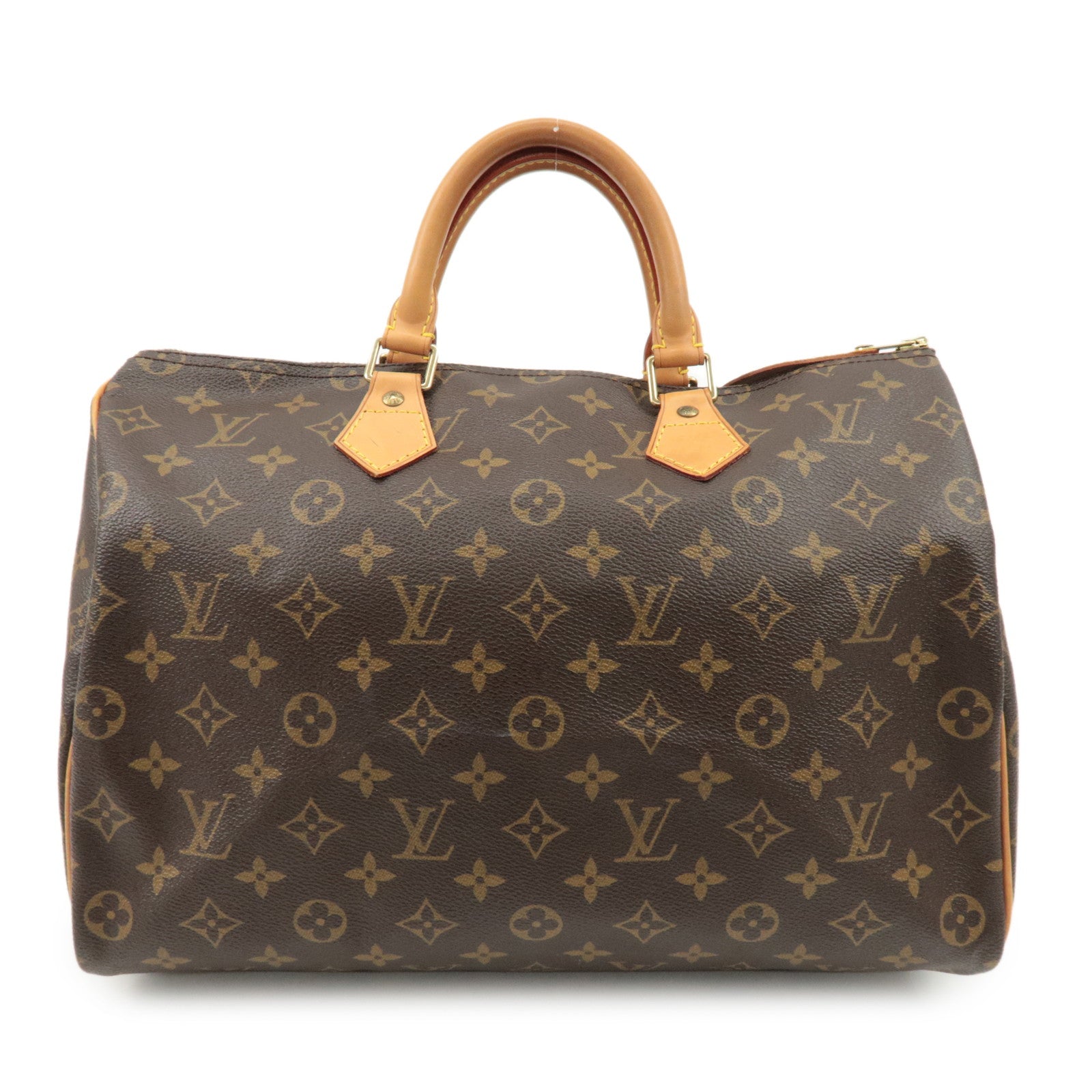 Louis Vuitton Monogram Speedy 35 Boston Bag Hand Bag M41524 Used