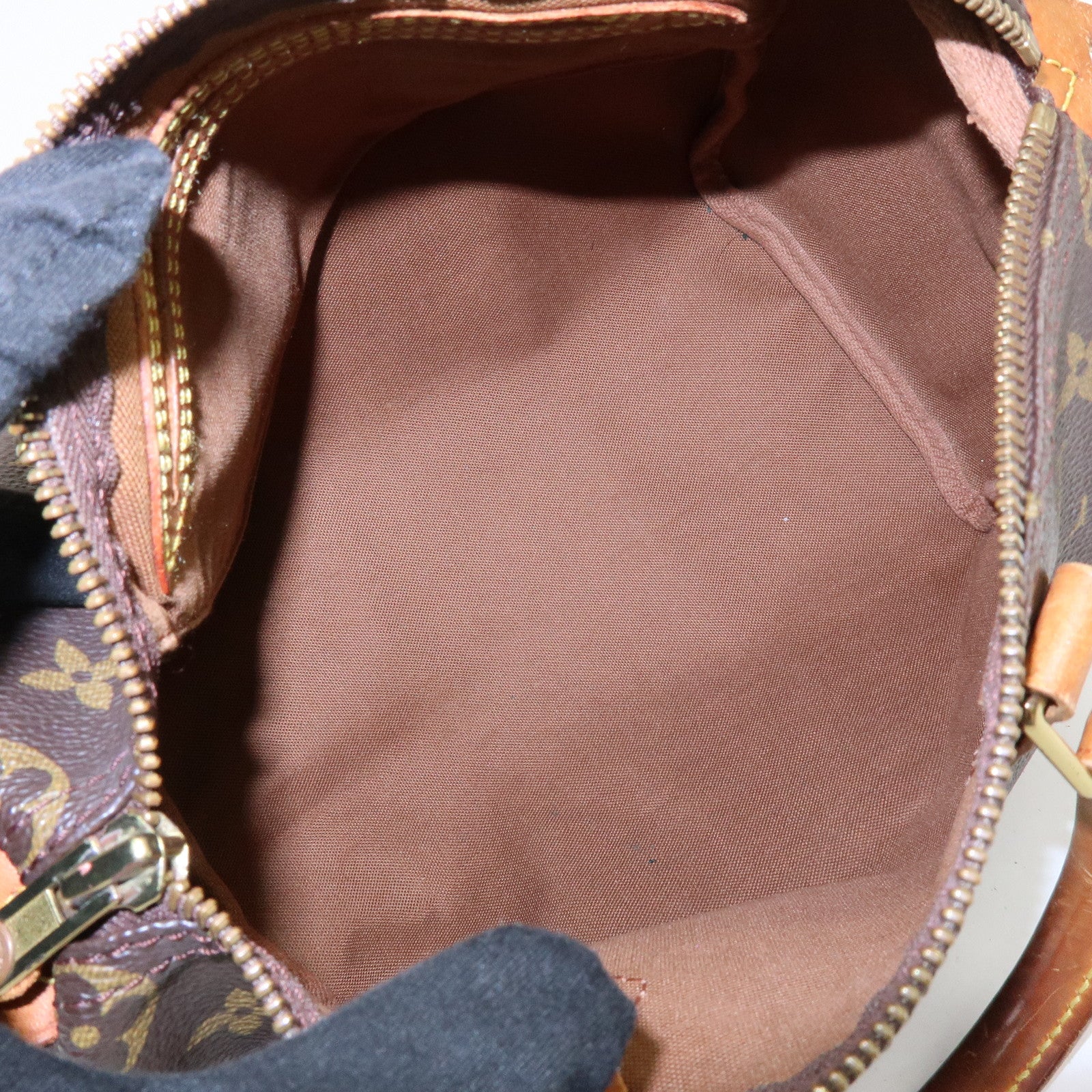 Louis Vuitton Monogram Speedy 25 Boston Bag Hand Bag Brown M41528