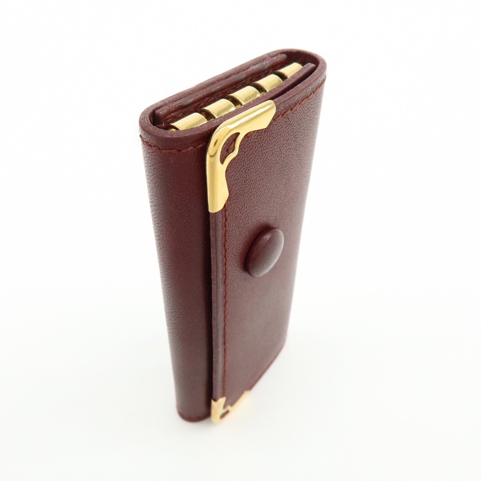 Cartier Must de Cartier Set of 3 Calf Skin Wallet 4Ring Key Case