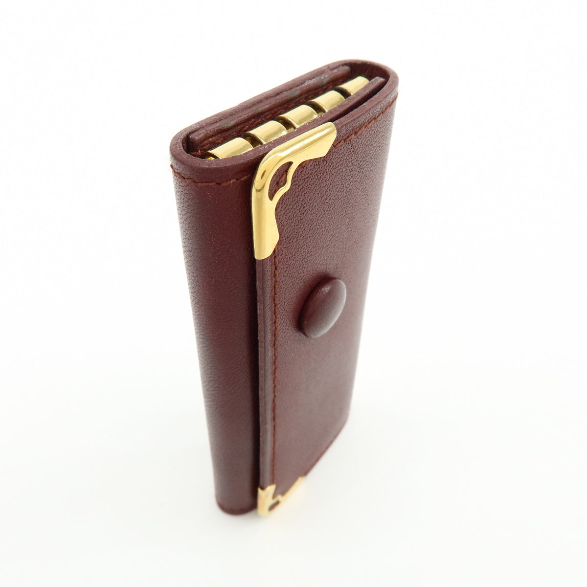 Cartier Must de Cartier Set of 3 Calf Skin Wallet 4 Ring Key Case