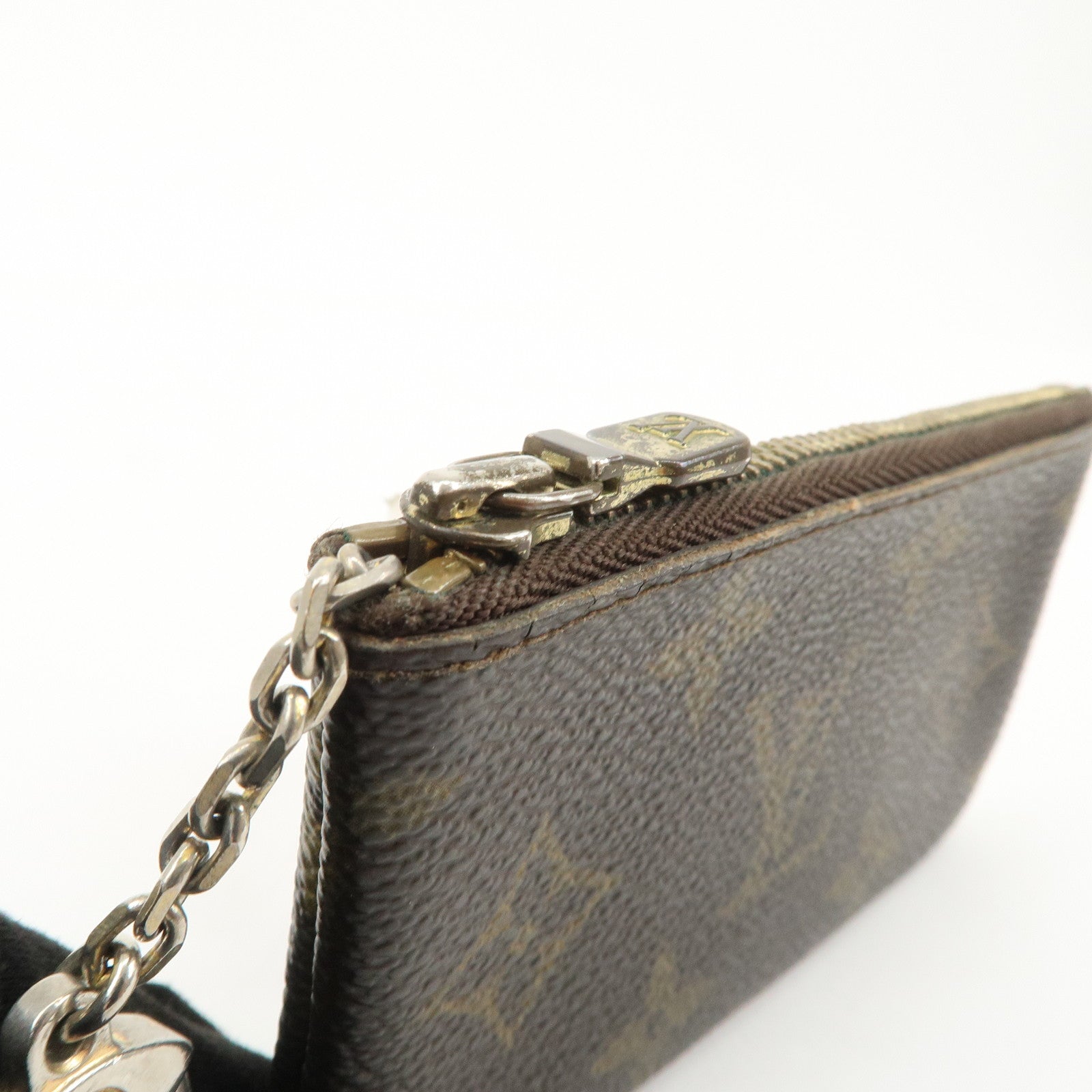 Louis Vuitton Monogram Pochette Cles Coin Case Key Case M62650