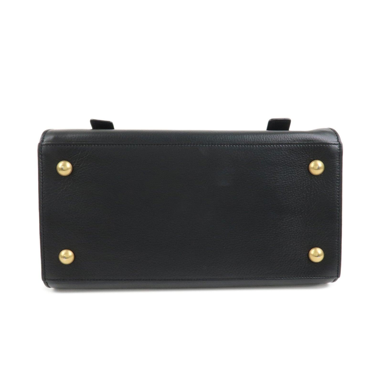 SAINT LAURENT PARIS Leather Muse Toe 2Way Bag Hand Bag 368229