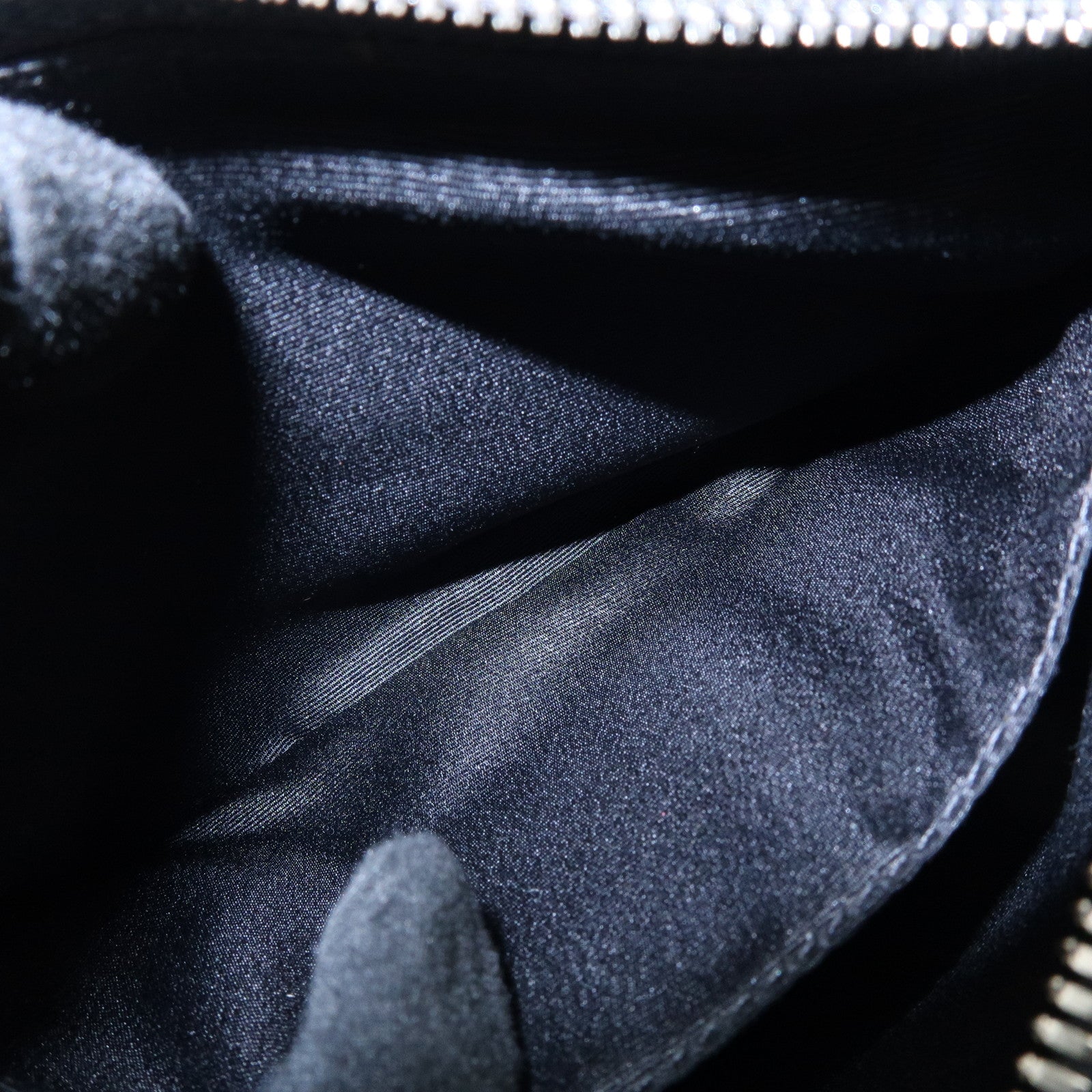 COACH Signature Canvas Leather Hand Bag Pouch Black