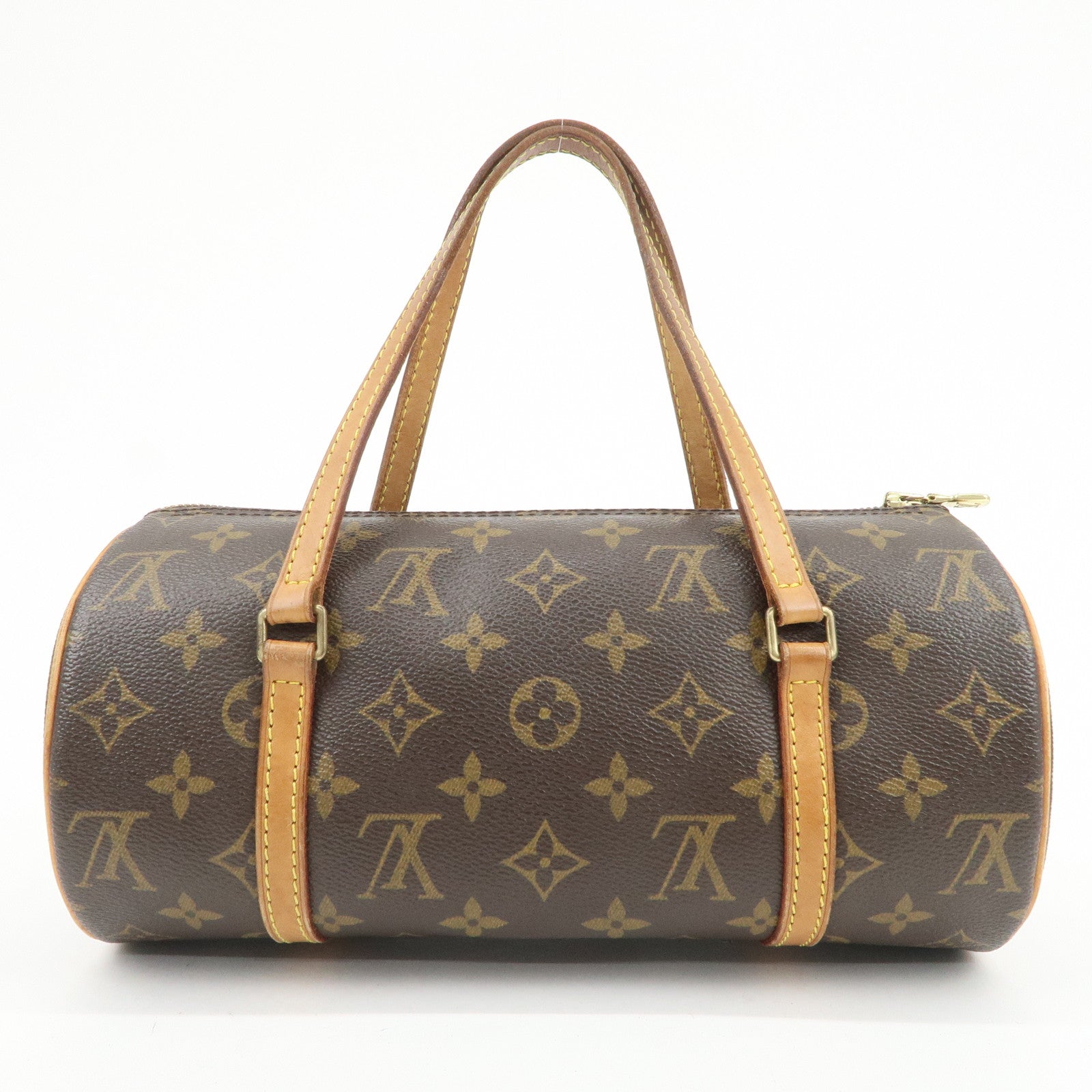 Louis Vuitton Monogram Papillon 26 Hand Bag Brown M51386