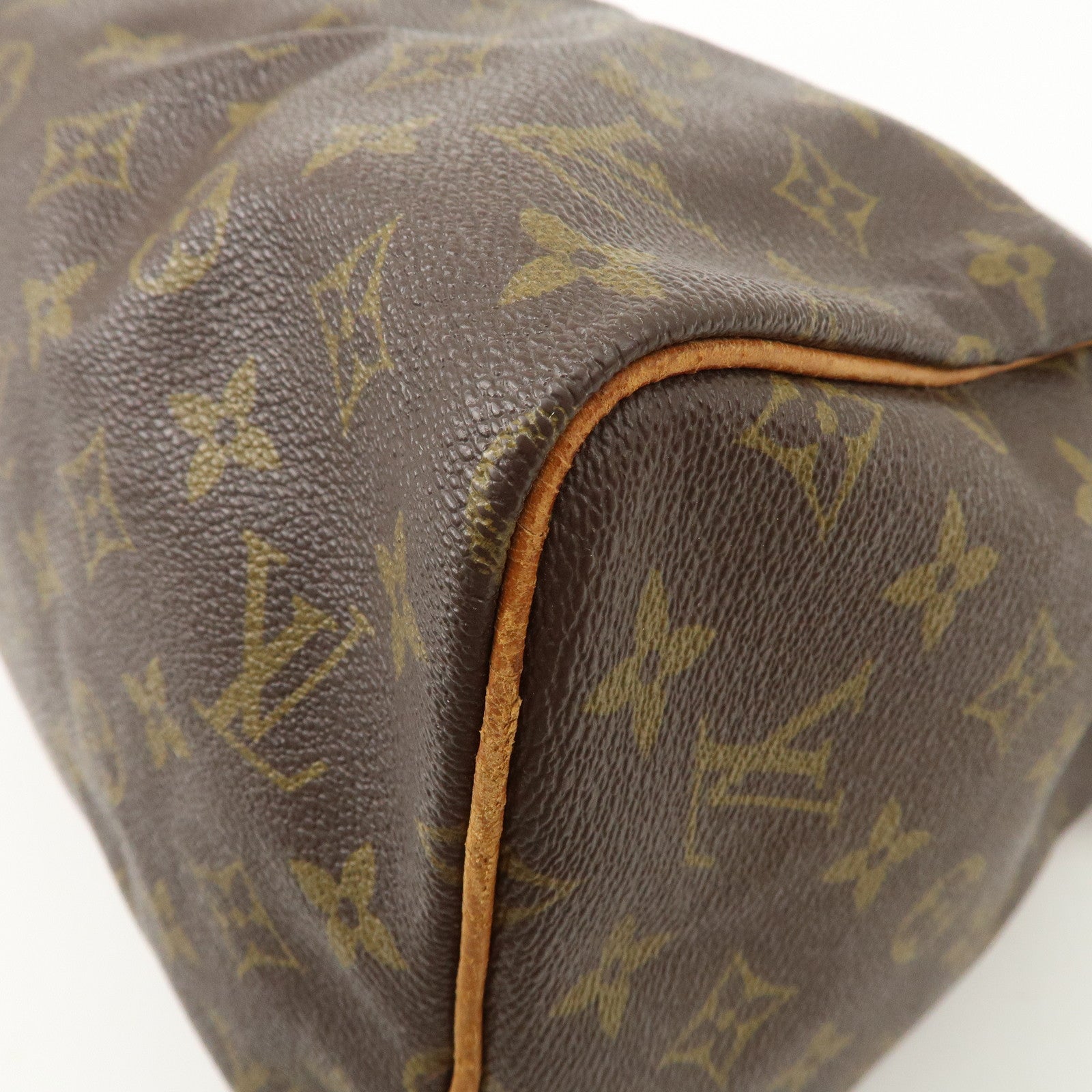 Louis Vuitton Monogram Speedy 30 Hand Bag Boston Bag M41526 Used