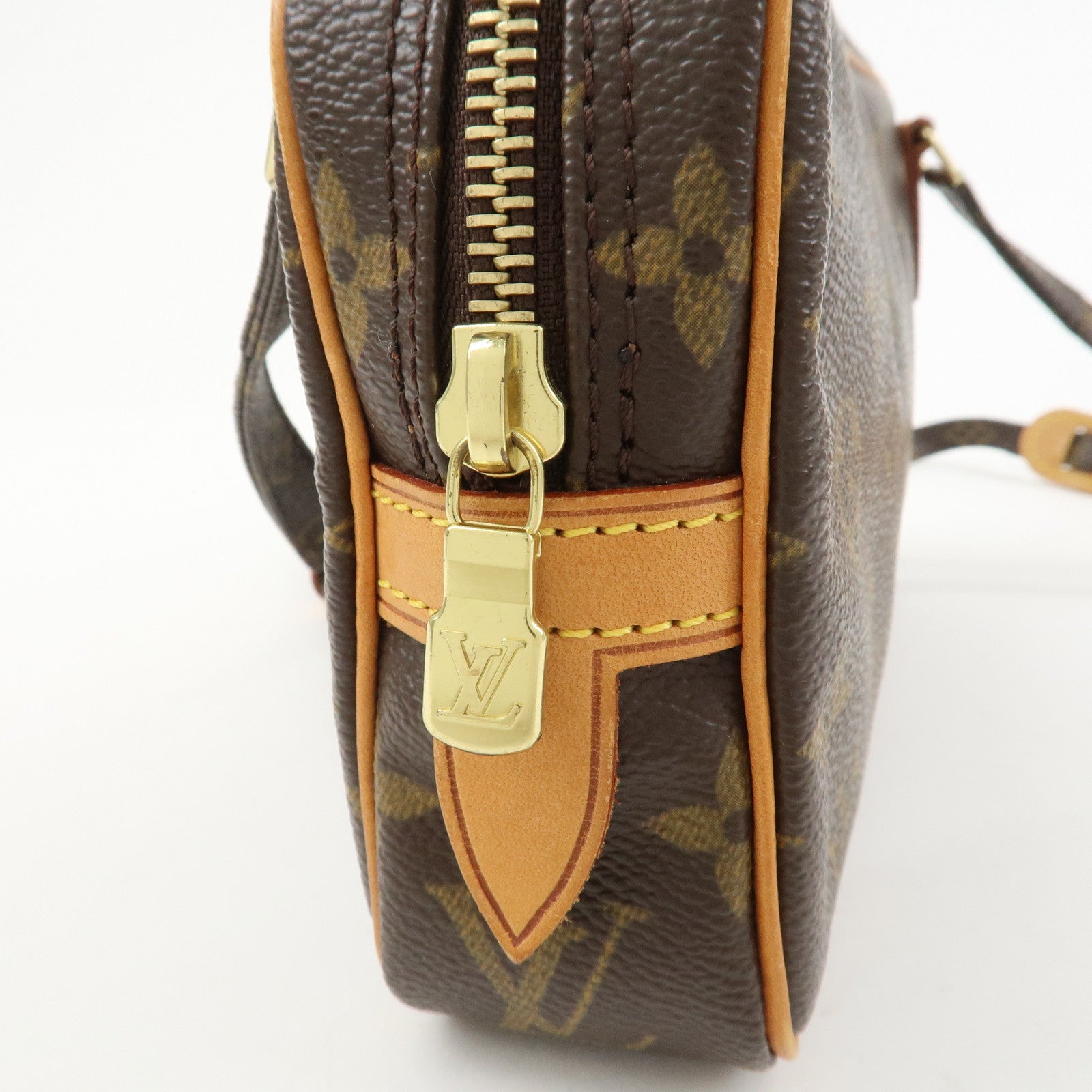 Louis Vuitton Monogram Pochette Marly Bandouliere Bag Brown M51828