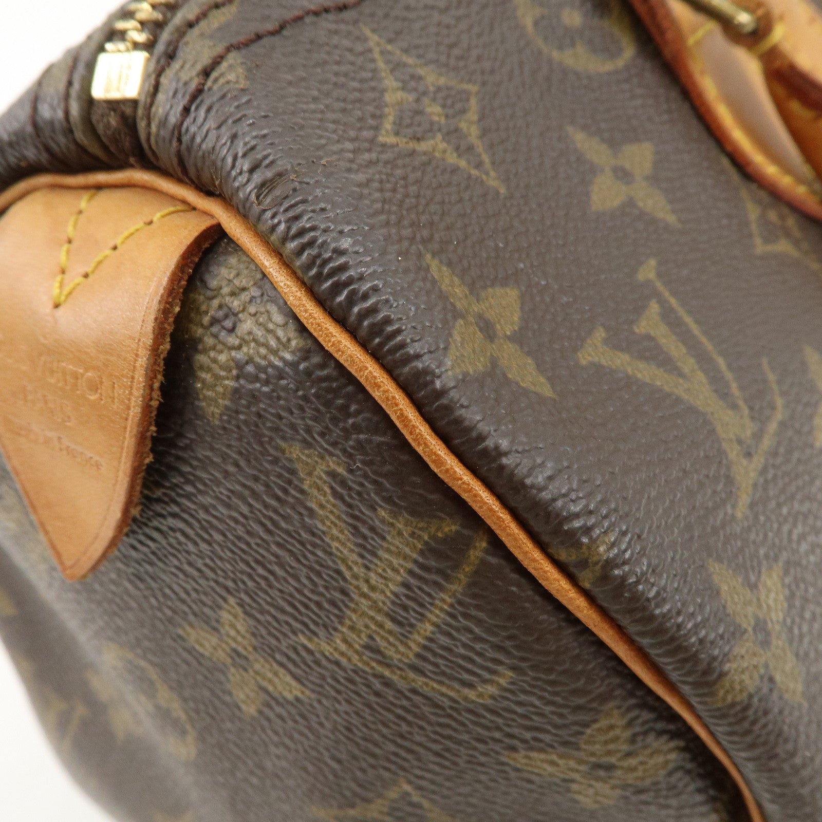 Louis Vuitton Monogram Speedy 30 Hand Bag Boston Bag M41526 Used