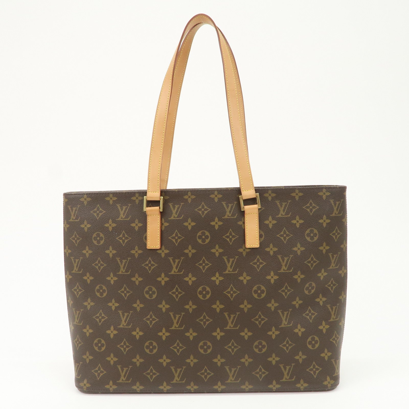 Louis Vuitton Monogram Luco Tote Bag Shoulder Bag Brown M51155