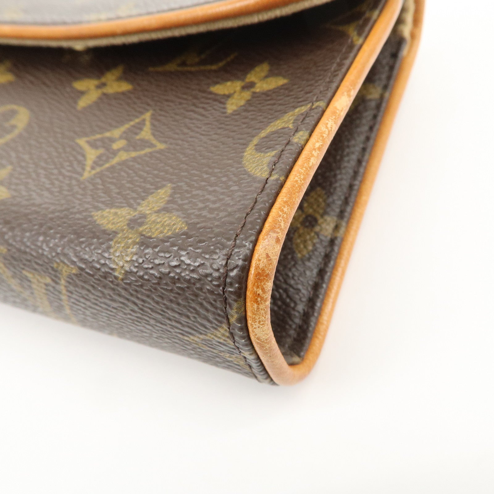 Louis Vuitton Monogram Pochette Florentine Waist Bag Belt M51855 Used