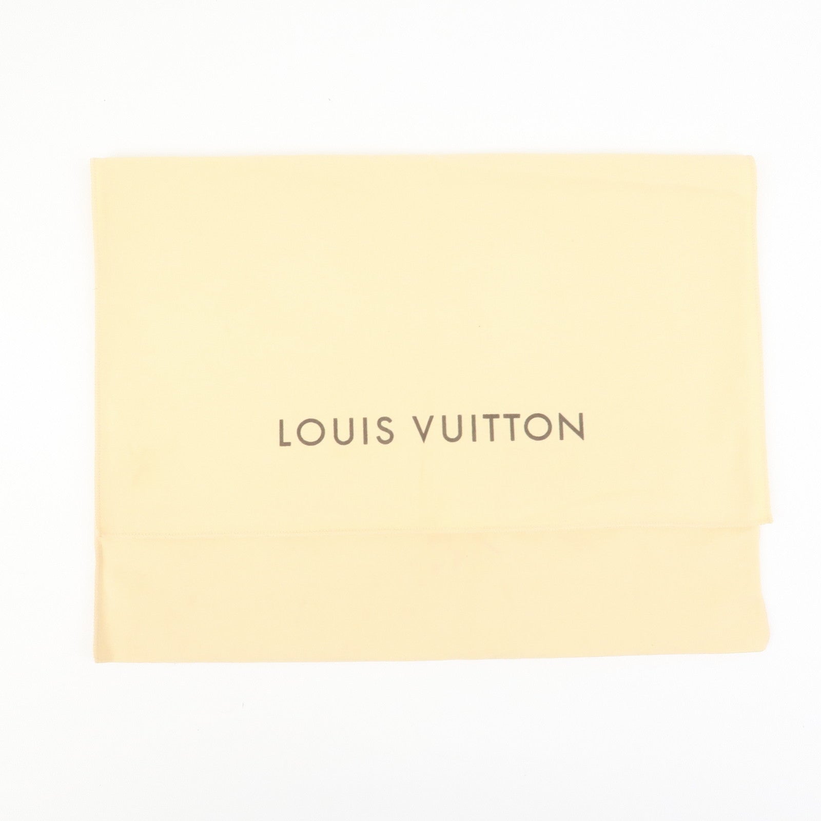 Louis Vuitton Set Of 10 Dust Bag Storage Bag Flap Style Beige