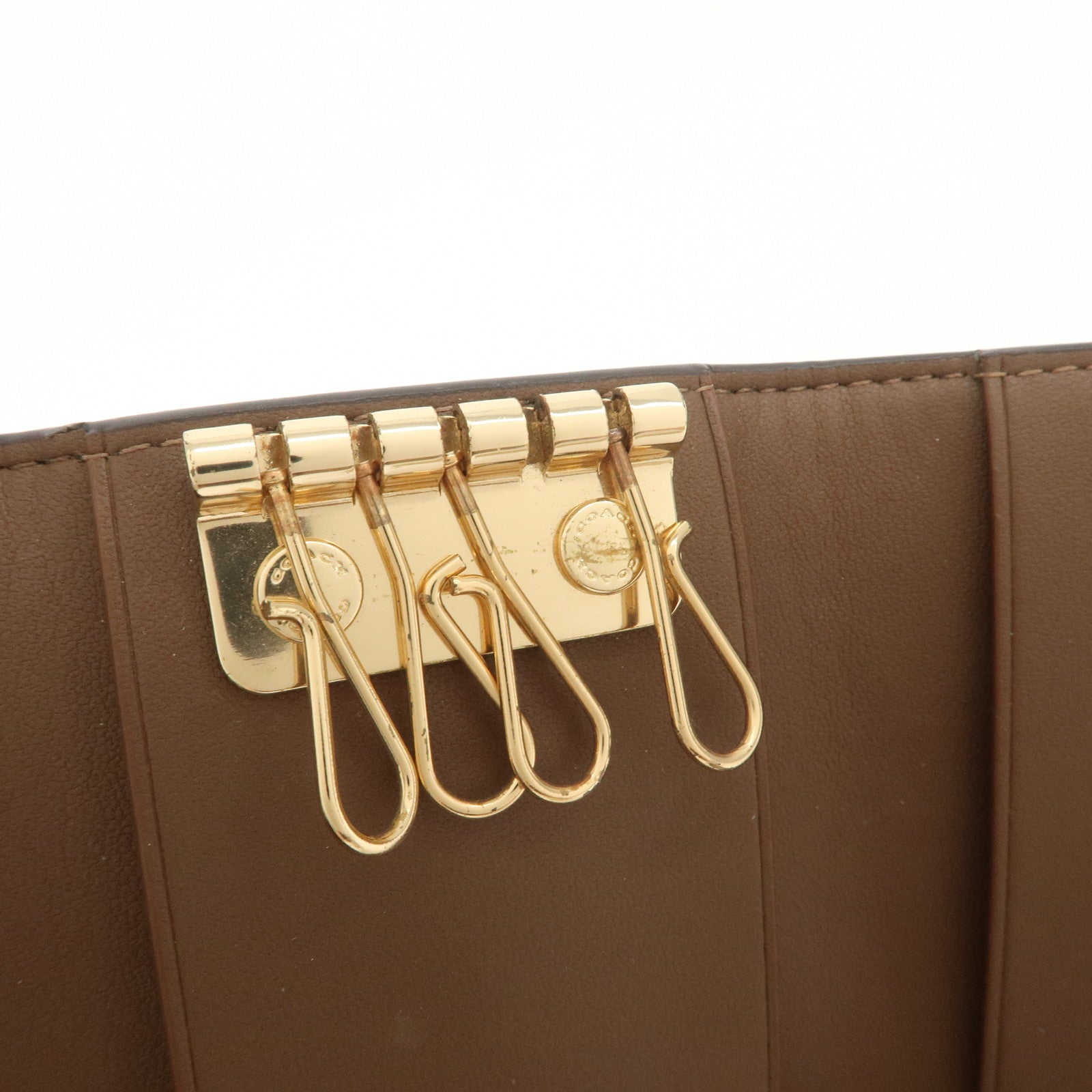 COACH Set Of 4 Card Case Coin Case Key Case Black Red Brown