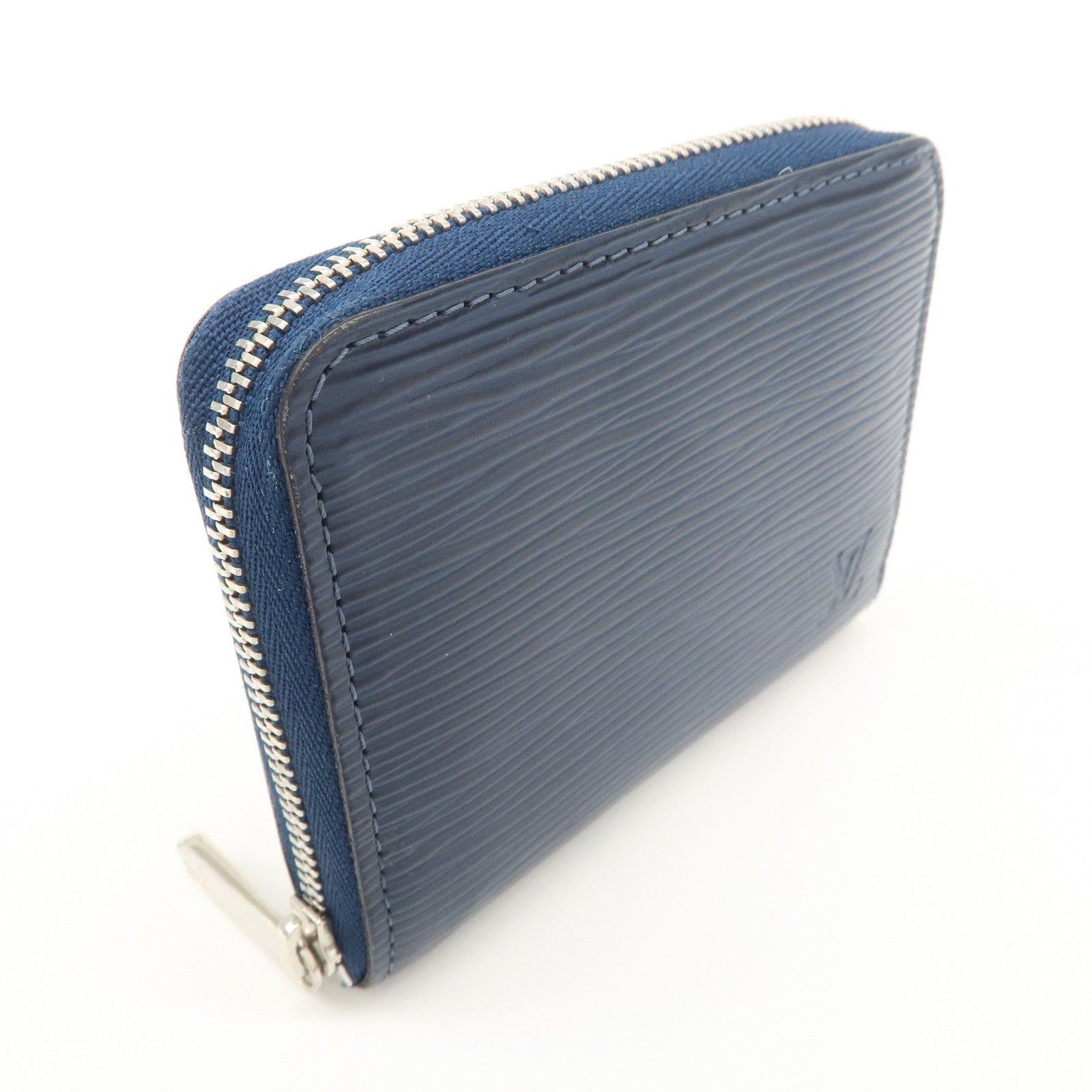 Louis Vuitton Epi leather Zippy Round Coin Case Andigo Blue M60384