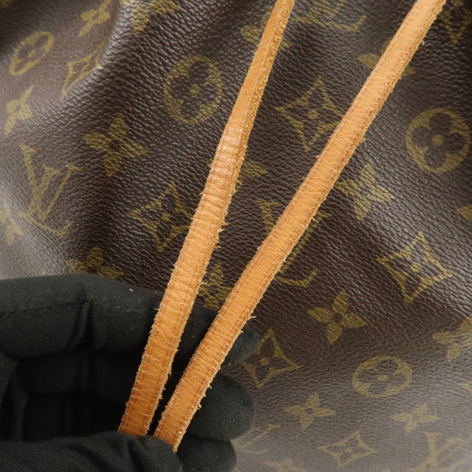 Louis Vuitton Monogram Petit Noe Shoulder Bag Brown M42226