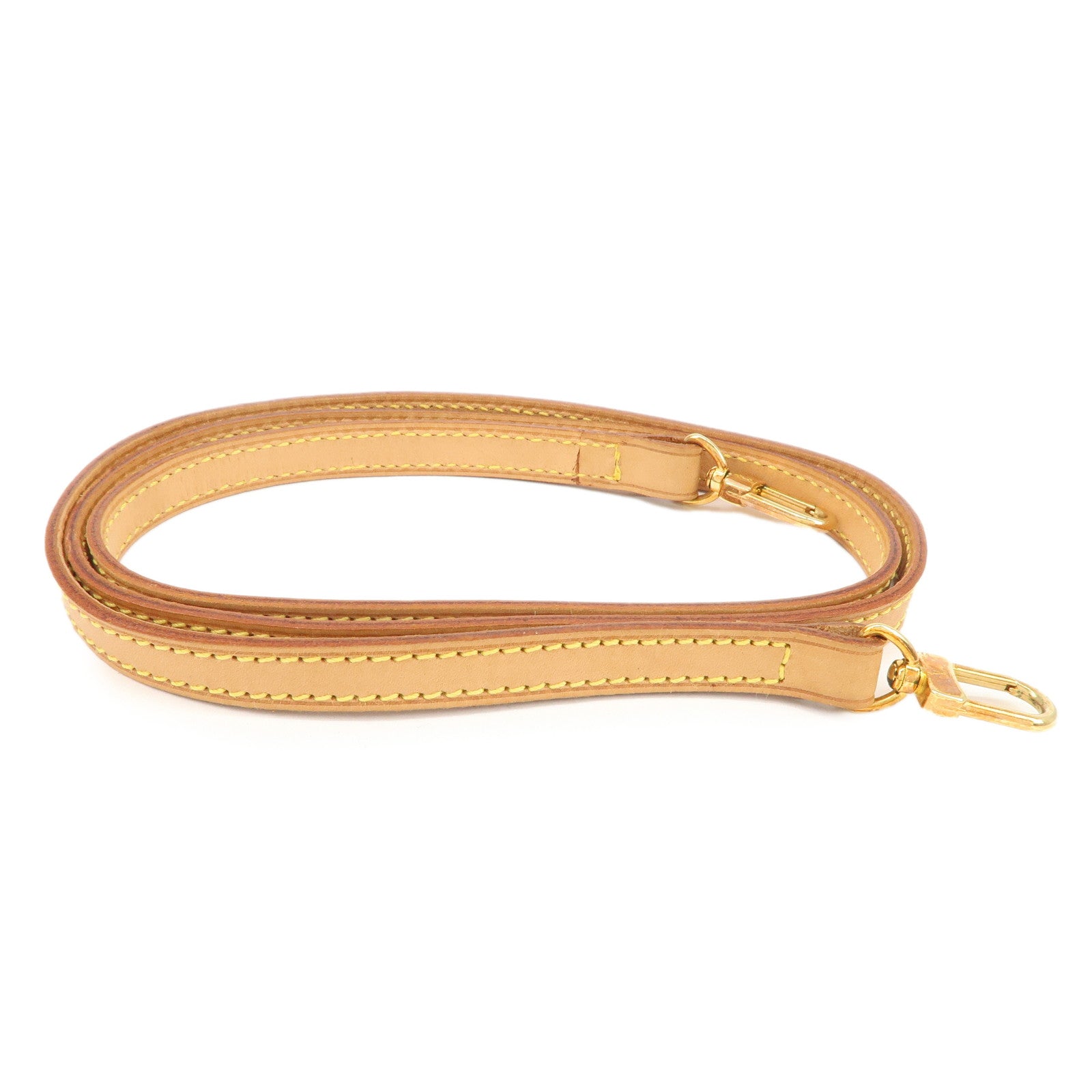 uis Vuitton Leather Non-Adjustable Shoulder Strap 120cm J00145 Used