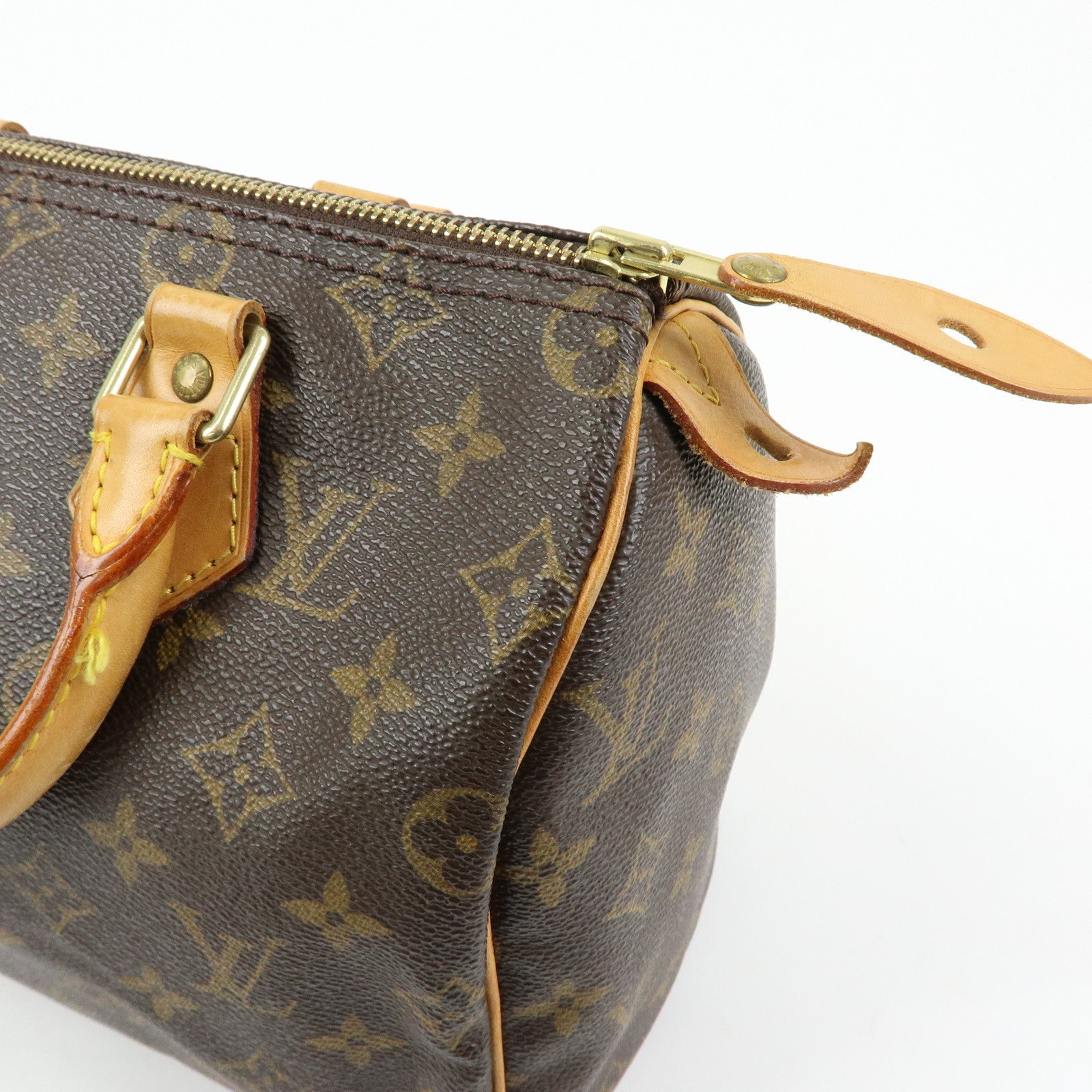 Louis Vuitton Monogram Speedy 25 Boston Bag Hand Bag Brown M41528