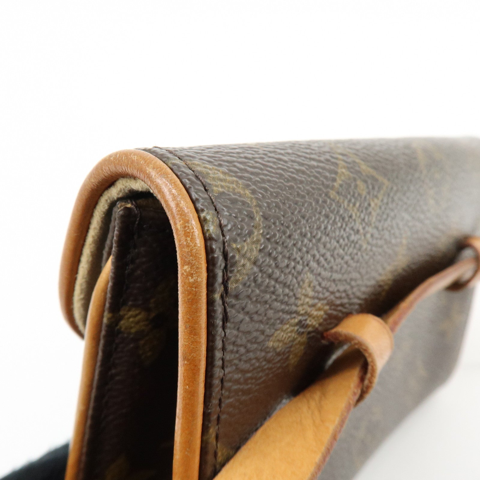 Louis Vuitton Monogram Pochette Florentine Waist Bag Belt XS M51855