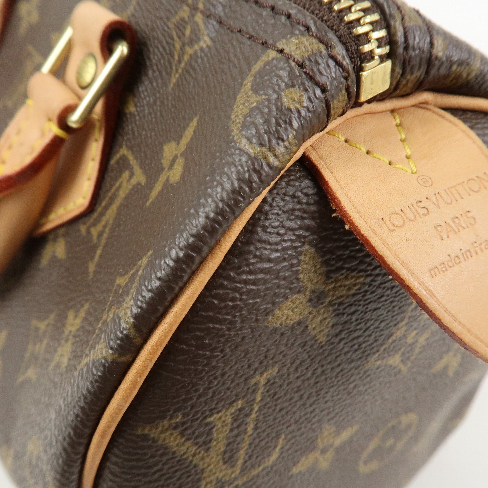 Louis Vuitton Monogram Speedy 25 Boston Bag Hand Bag Brown M41528