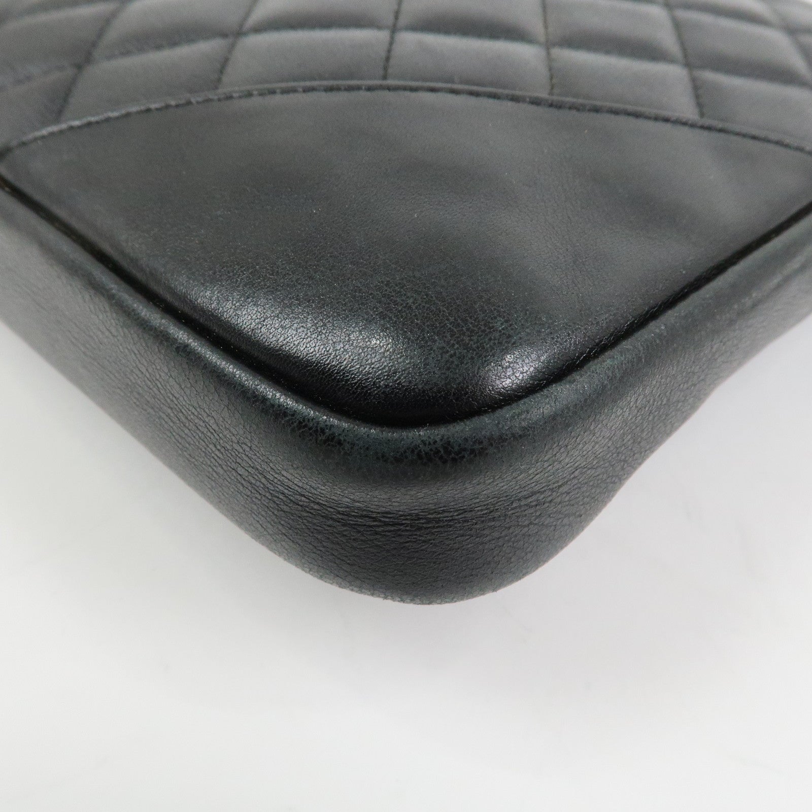 CHANEL Cambon Line Lambskin Medium Pochette Shoulder Bag A25178