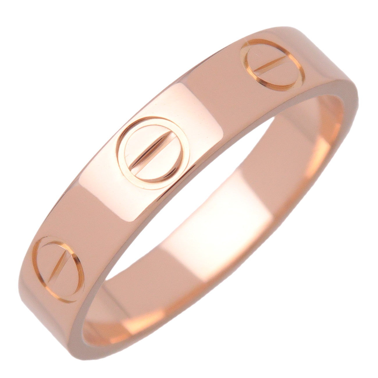 Cartier Mini Love Ring K18 750PG #47 US4.25-4.5 EU47 HK9