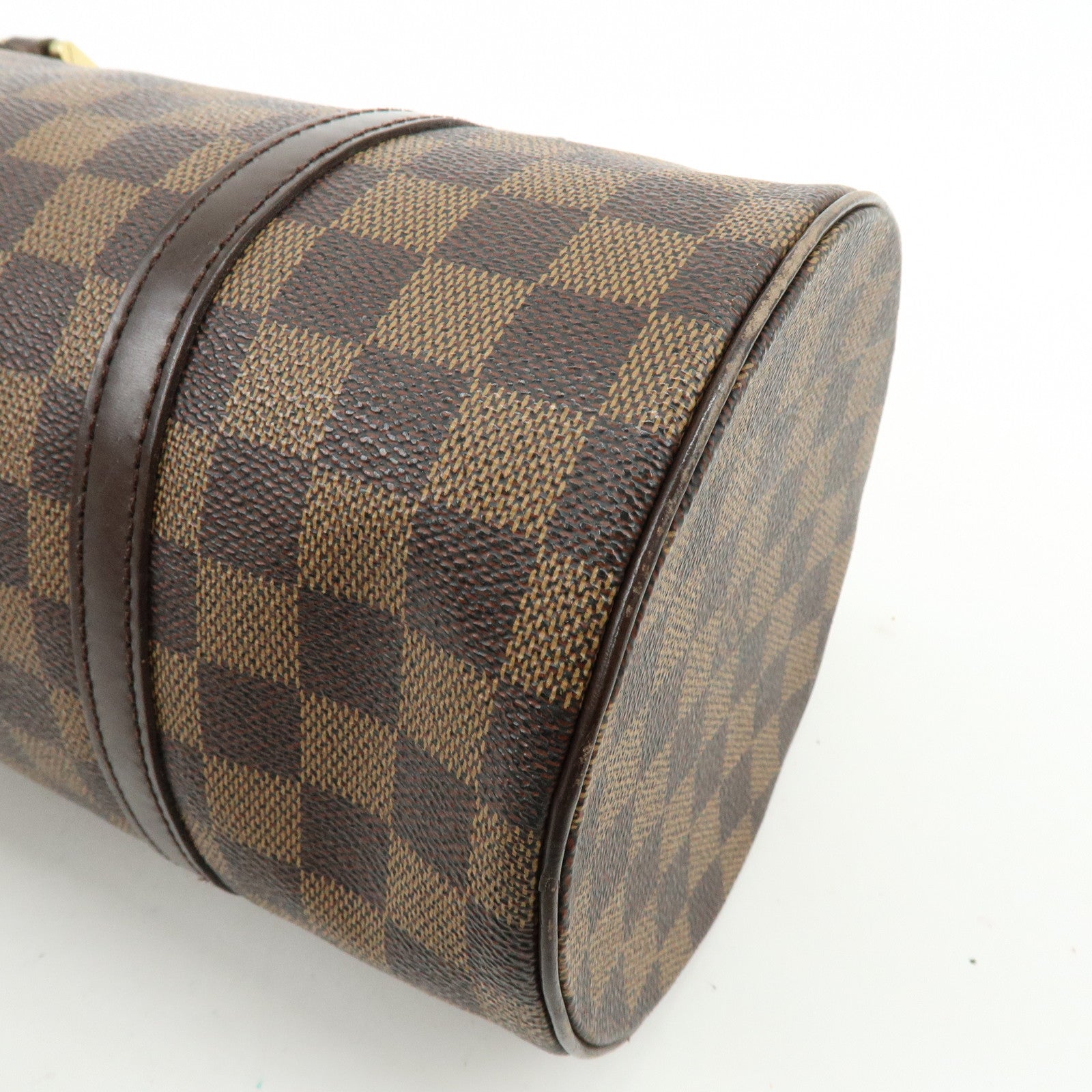 Louis Vuitton Damier Ebene Papillon 30 Hand Bag Brown N51303
