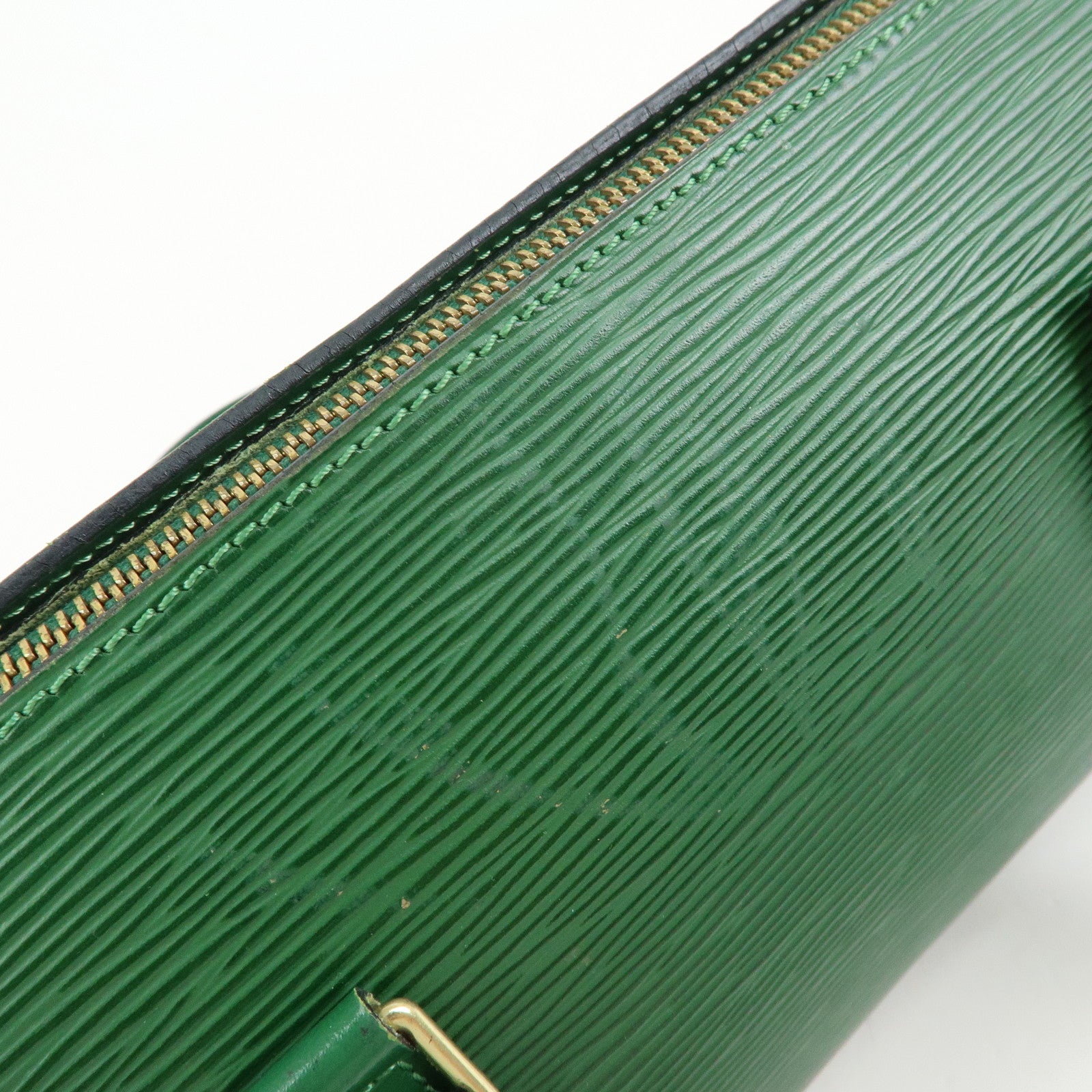 Louis Vuitton Epi Soufflot Hand Bag Borneo Green M52224