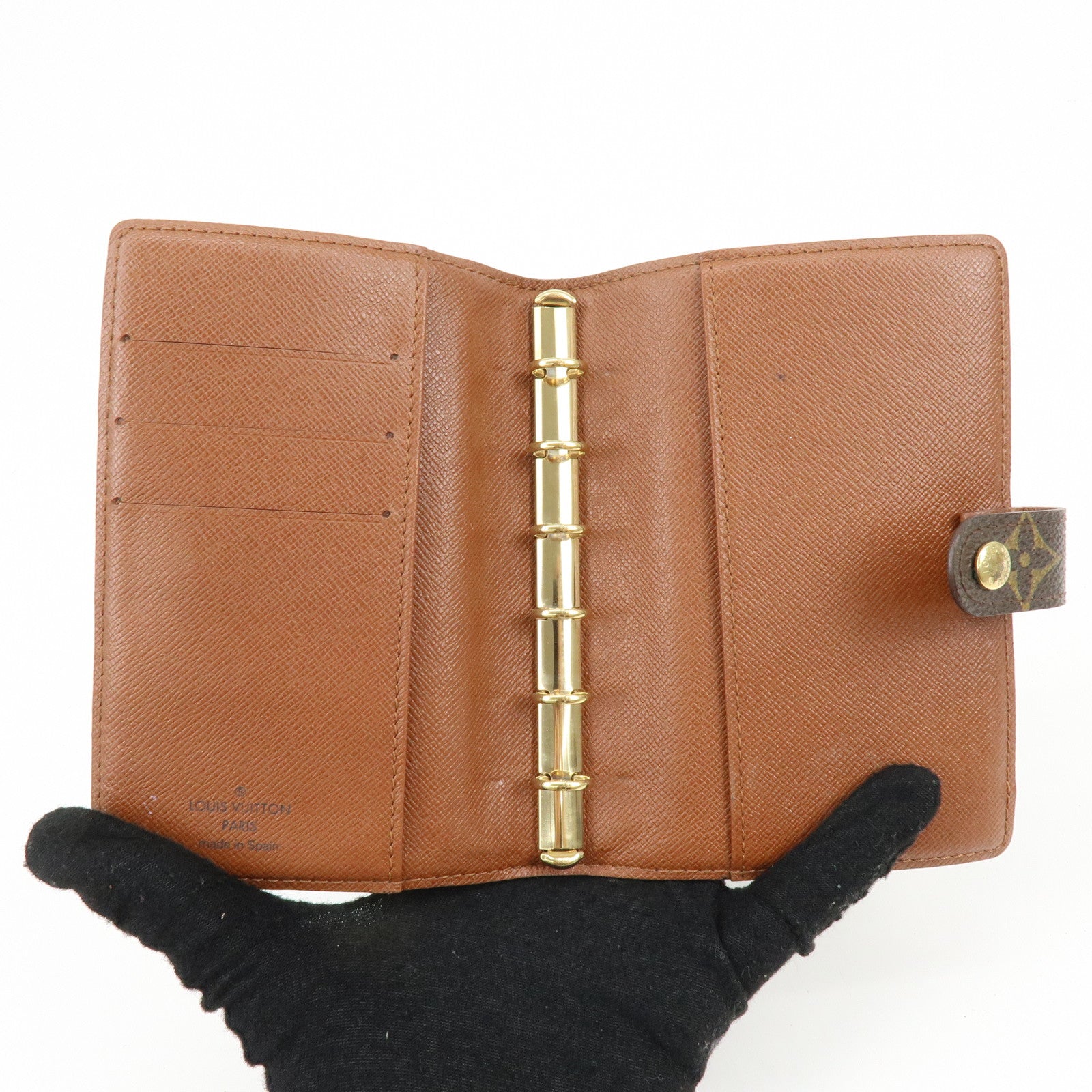 Louis Vuitton Monogram Set of 2 Agenda PM Planner Cover R20005