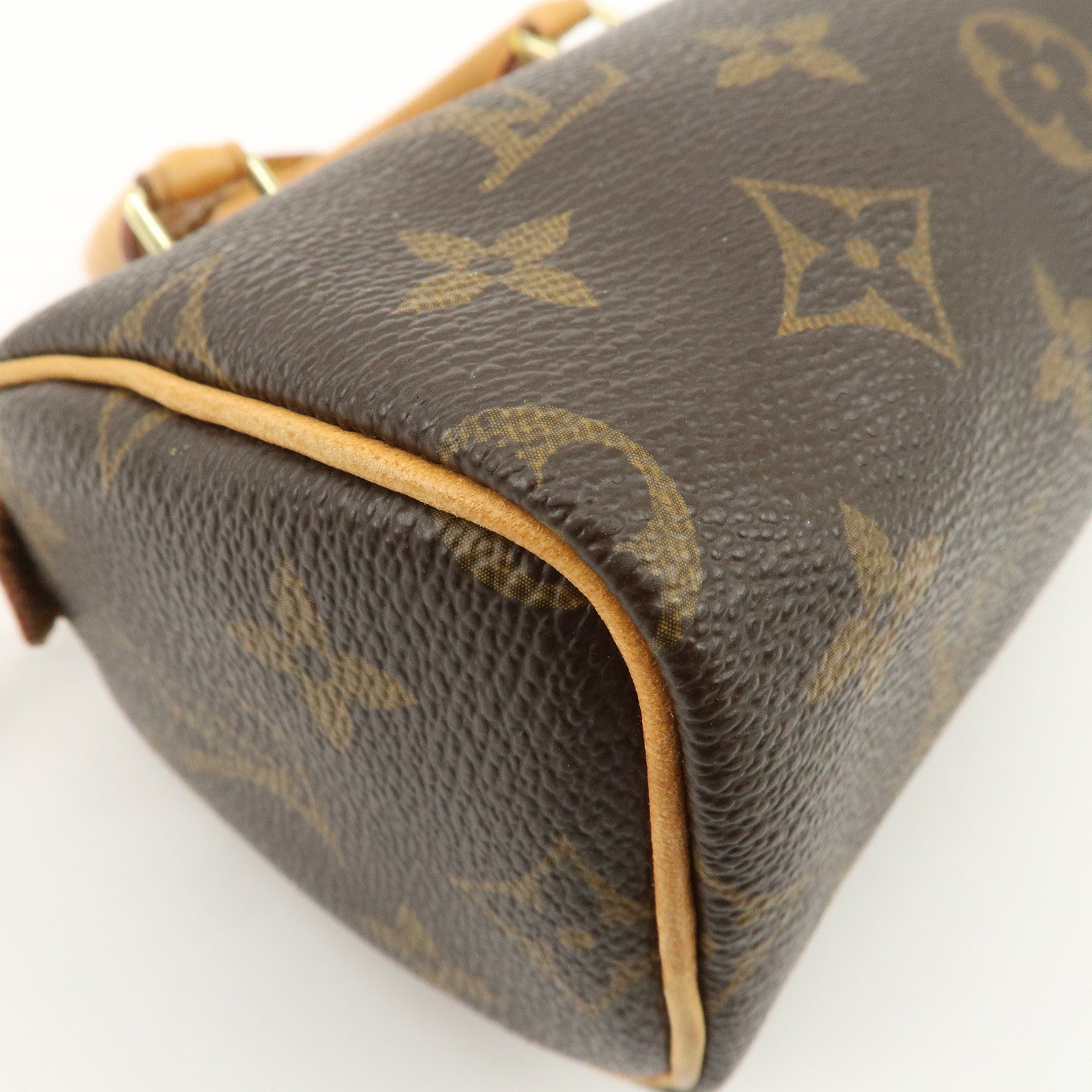 Louis Vuitton Monogram Mini Speedy & Shoulder Strap Brown M41534