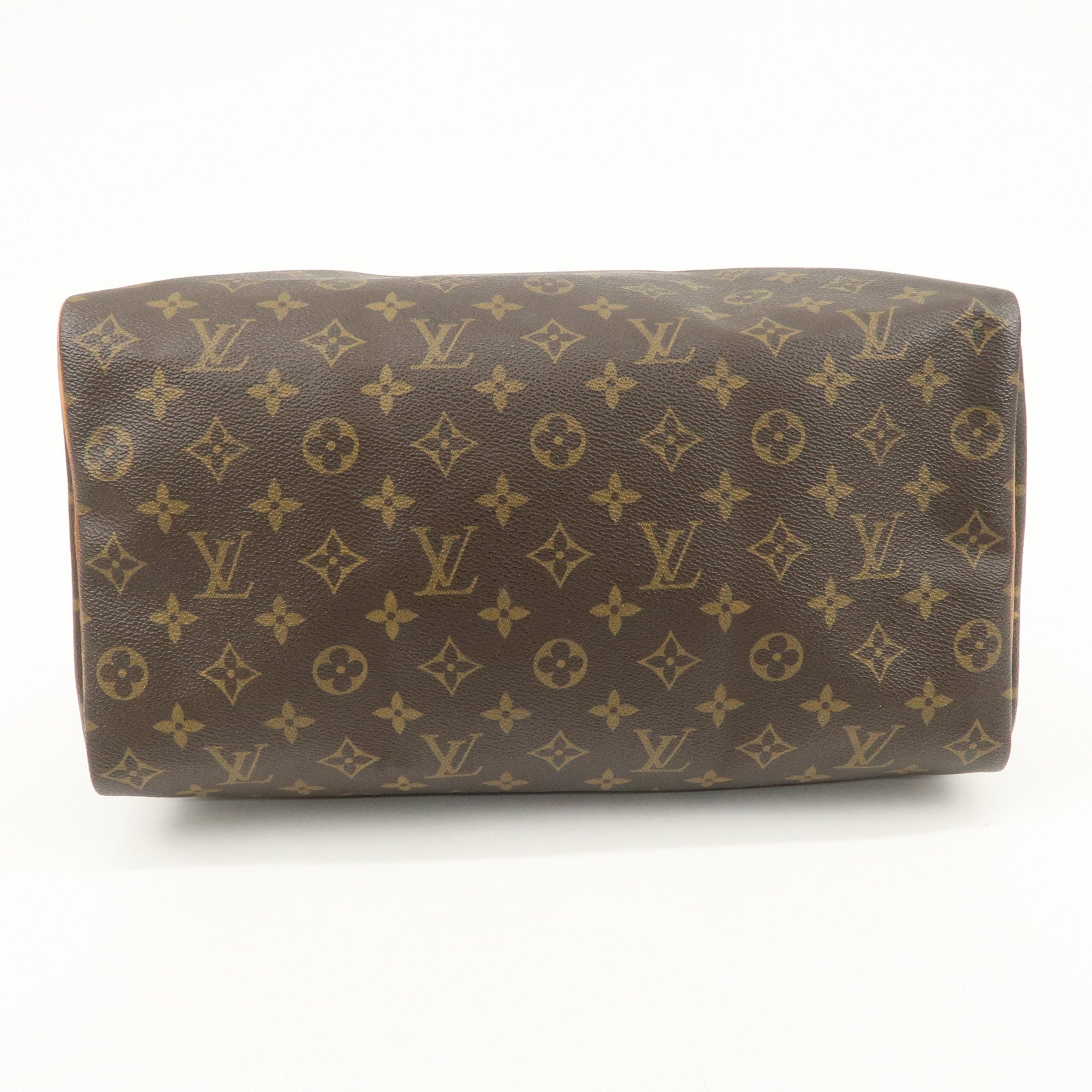 Louis Vuitton Monogram Speedy 35 Boston Bag Brown M41524
