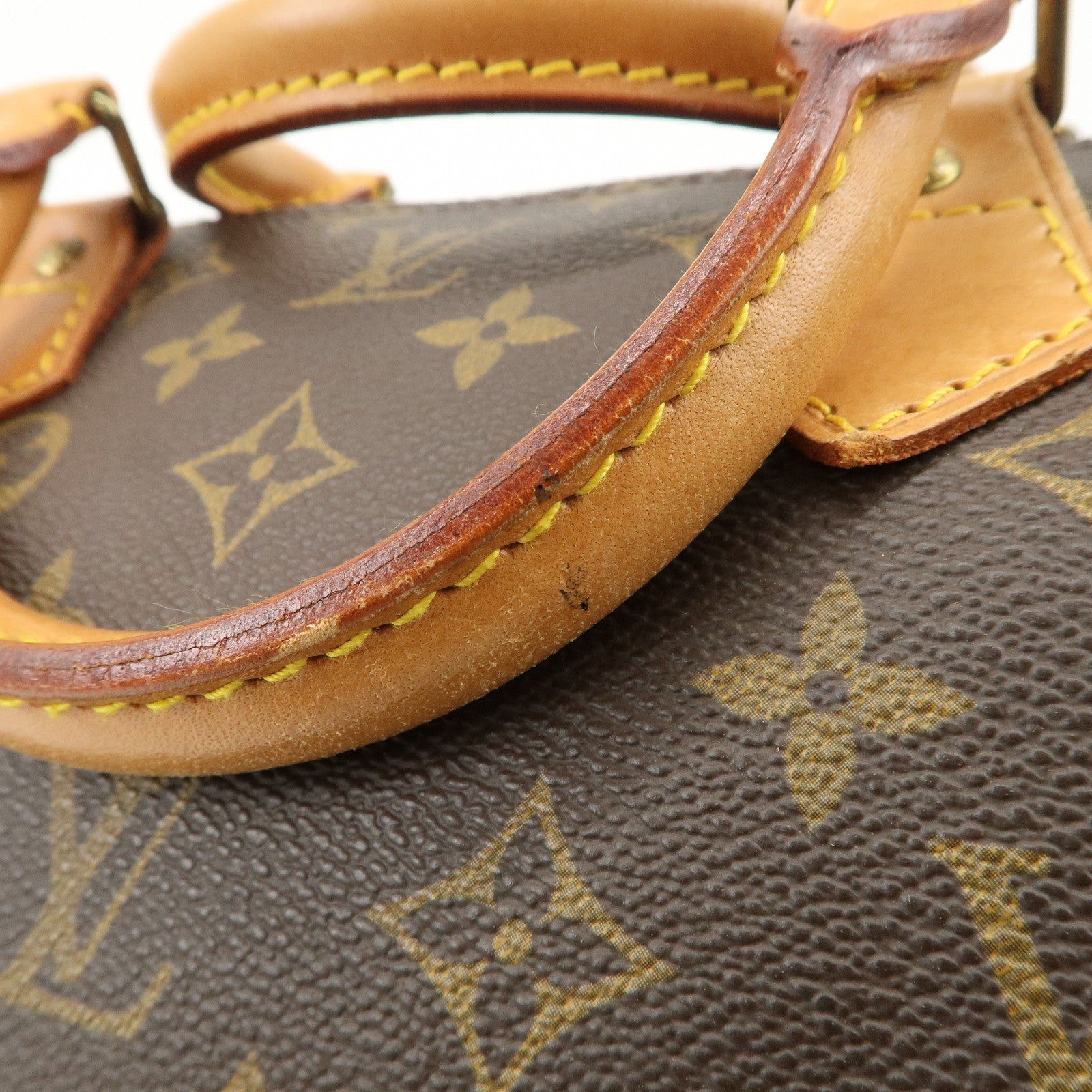 Louis Vuitton Monogram Speedy 40 Boston Bag Brown M41522