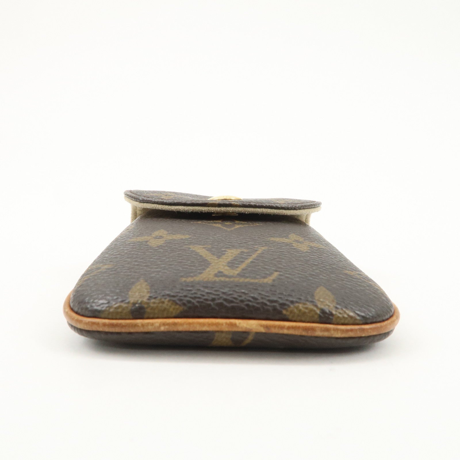 Louis Vuitton Monogram Etui Telefonne MM Brown M66546 Used