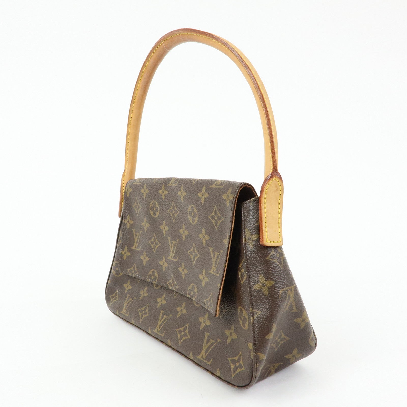 Louis Vuitton Monogram Mini Looping Shoulder Bag Brown M51147