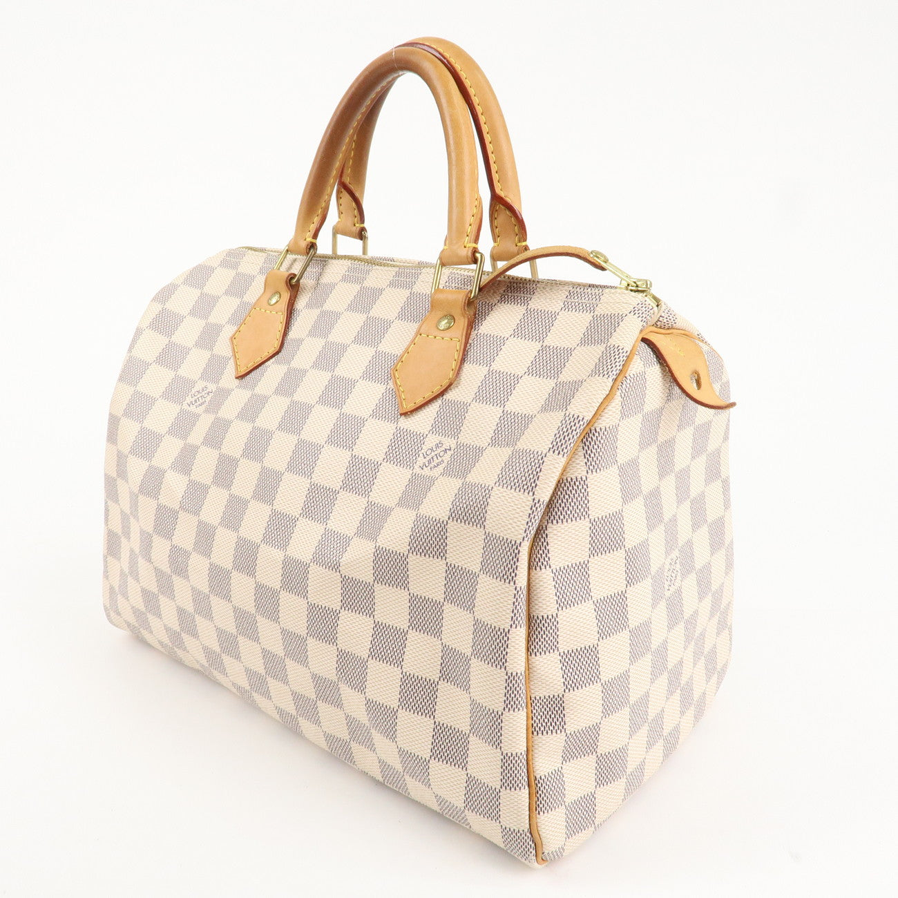 Louis Vuitton Damier Azur Speedy 30 Boston Bag Hand Bag N41533 Used