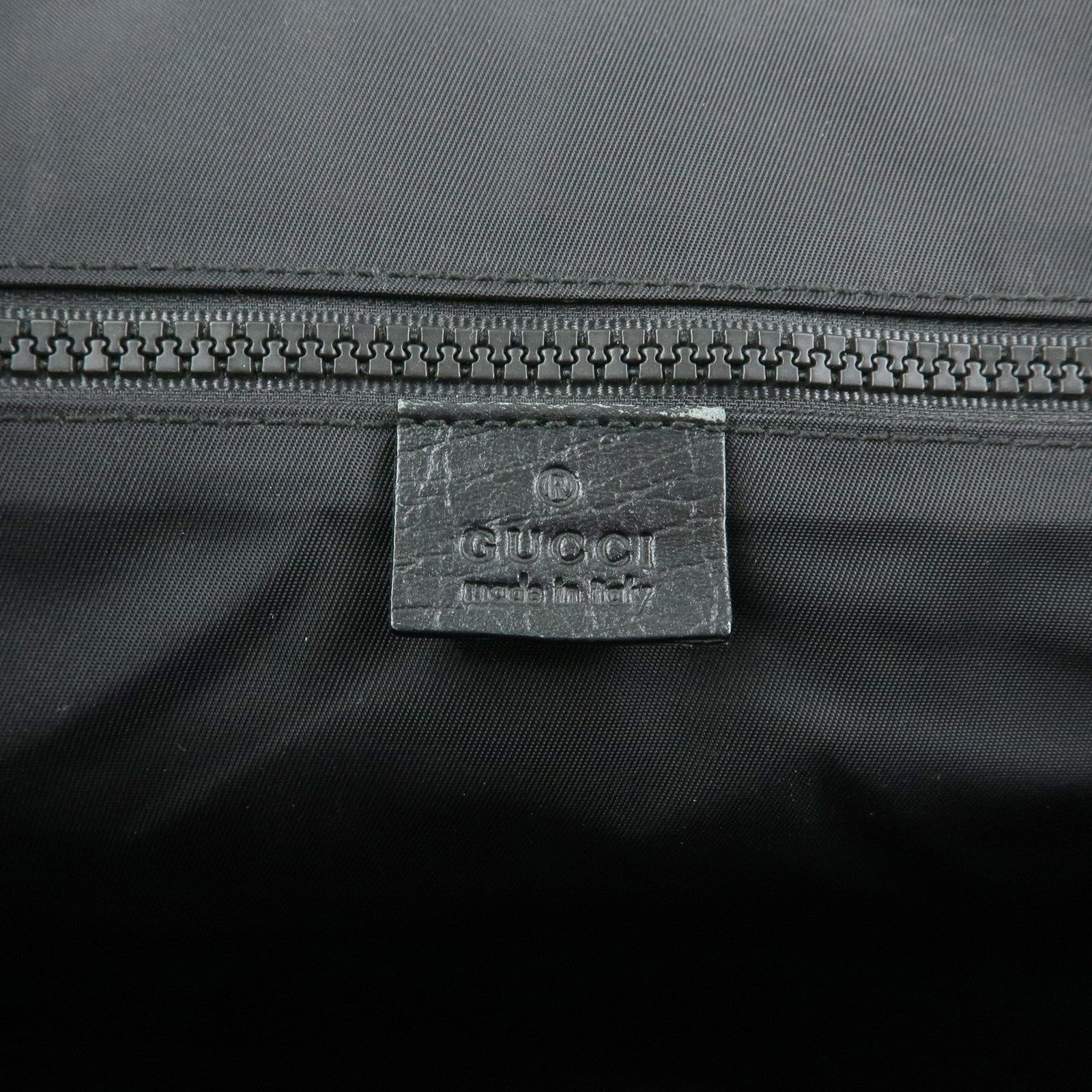 GUCCI GG Supreme Leather Shoulder Bag Crossbody Bag Black 169935