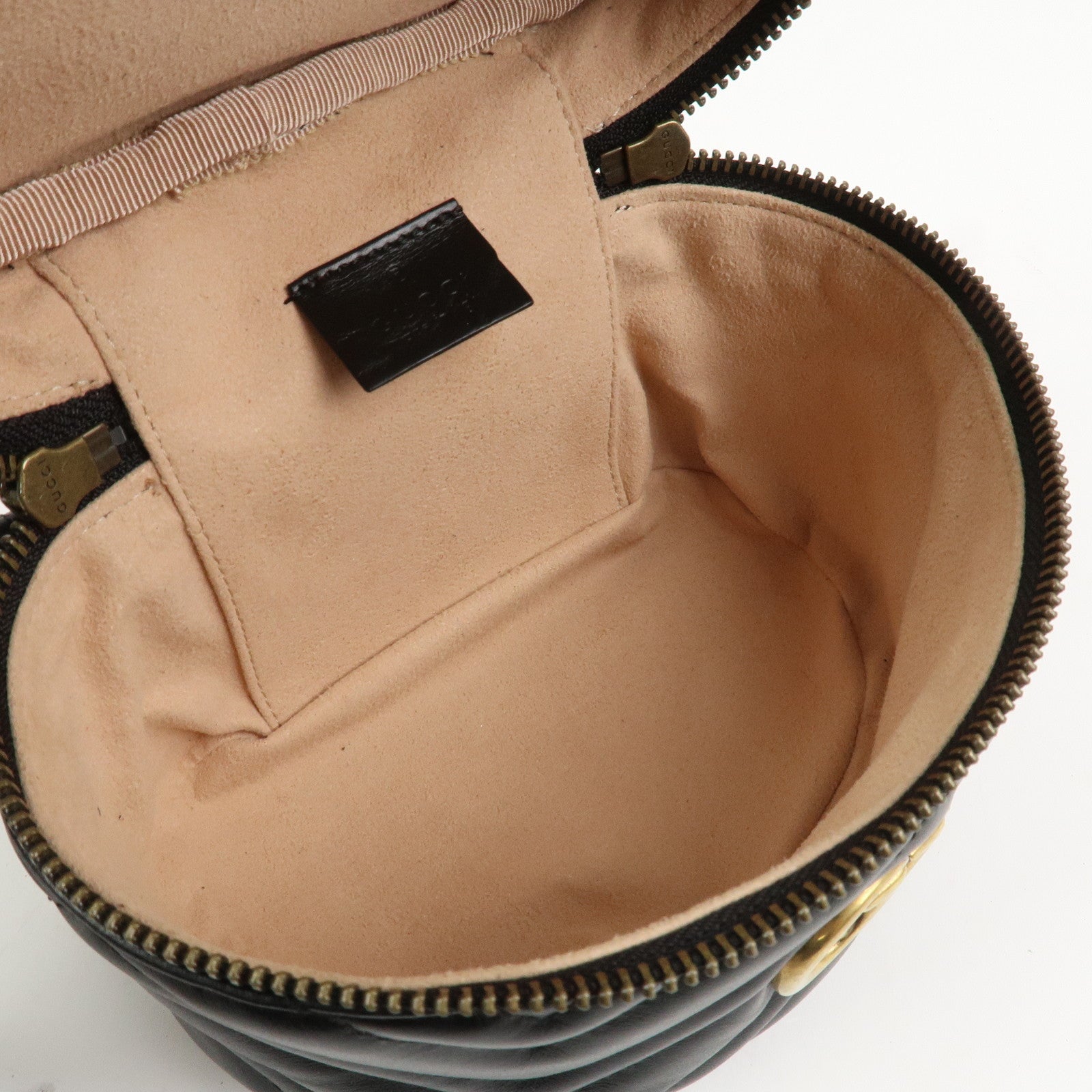 GUCCI GG Marmont Leather Mini Backpack Rucksack Black 598594